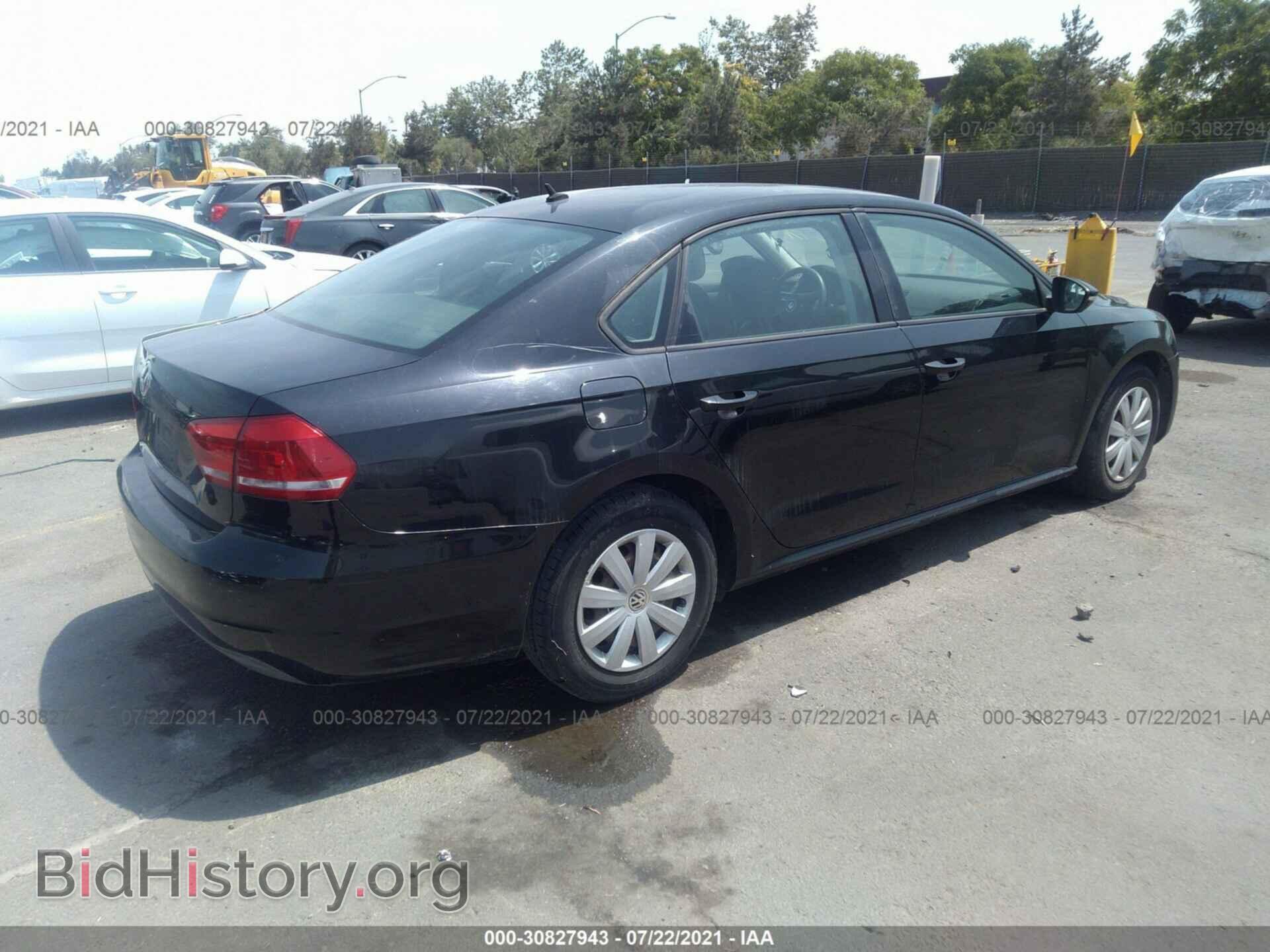2012 VOLKSWAGEN PASSAT - VIN: 1VWAP7A34CC044164 - Фото 4