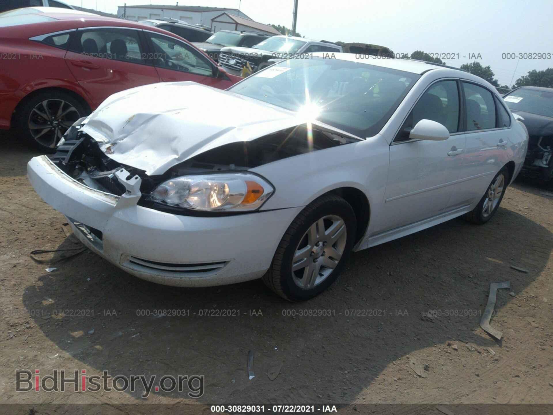 2012 CHEVROLET IMPALA - VIN: 2G1WB5E30C1244656 - Фото 2