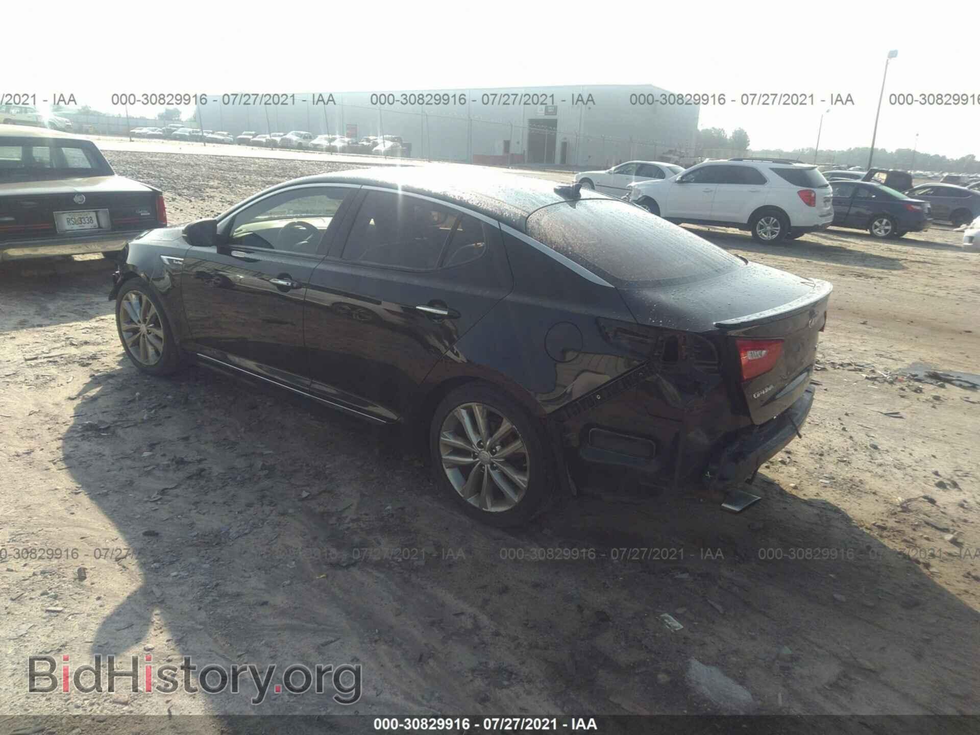 2015 KIA OPTIMA - VIN: 5XXGR4A65FG413991 - Фото 3
