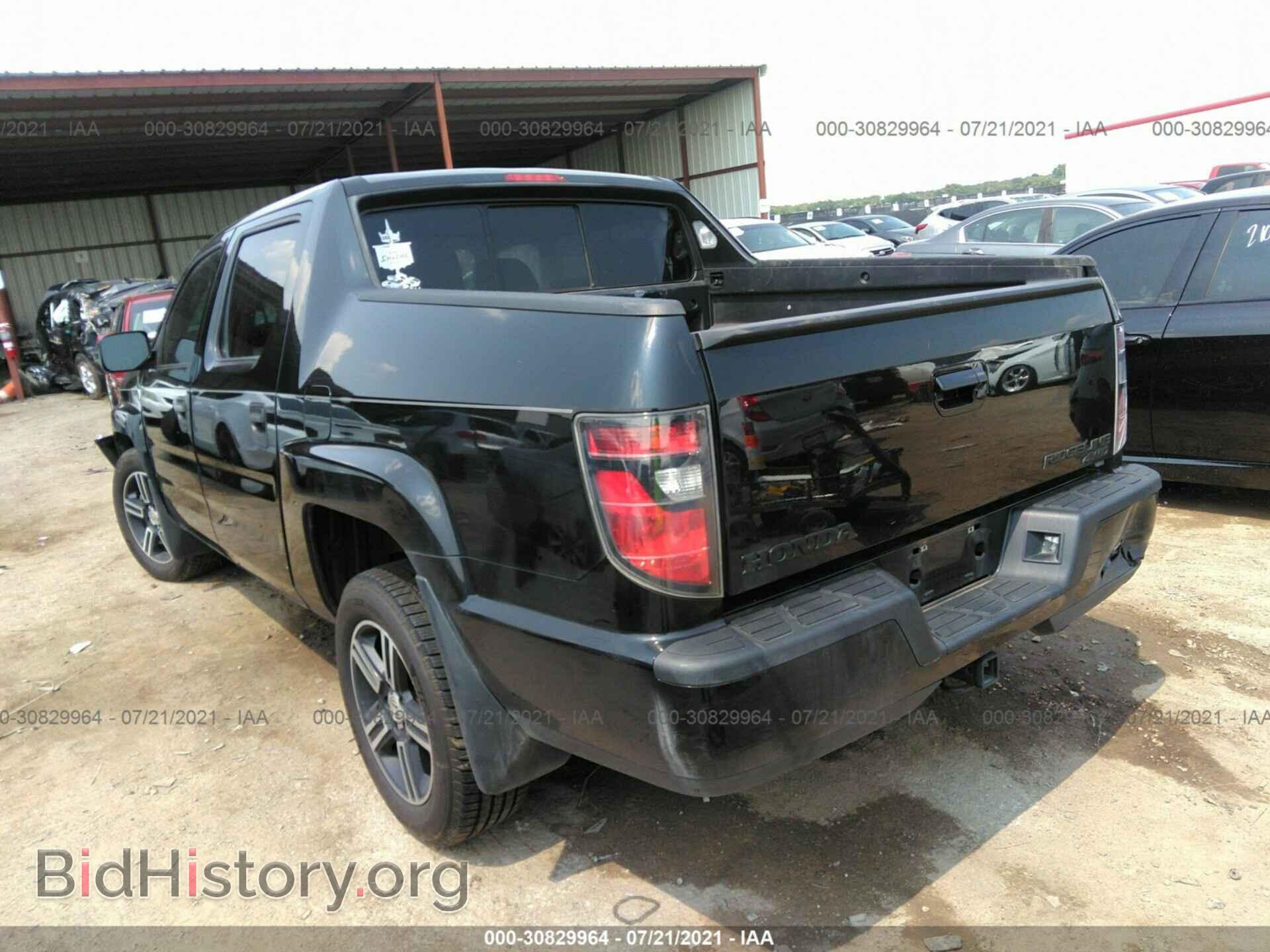 2013 HONDA RIDGELINE - VIN: 5FPYK1F73DB006526 - Фото 3