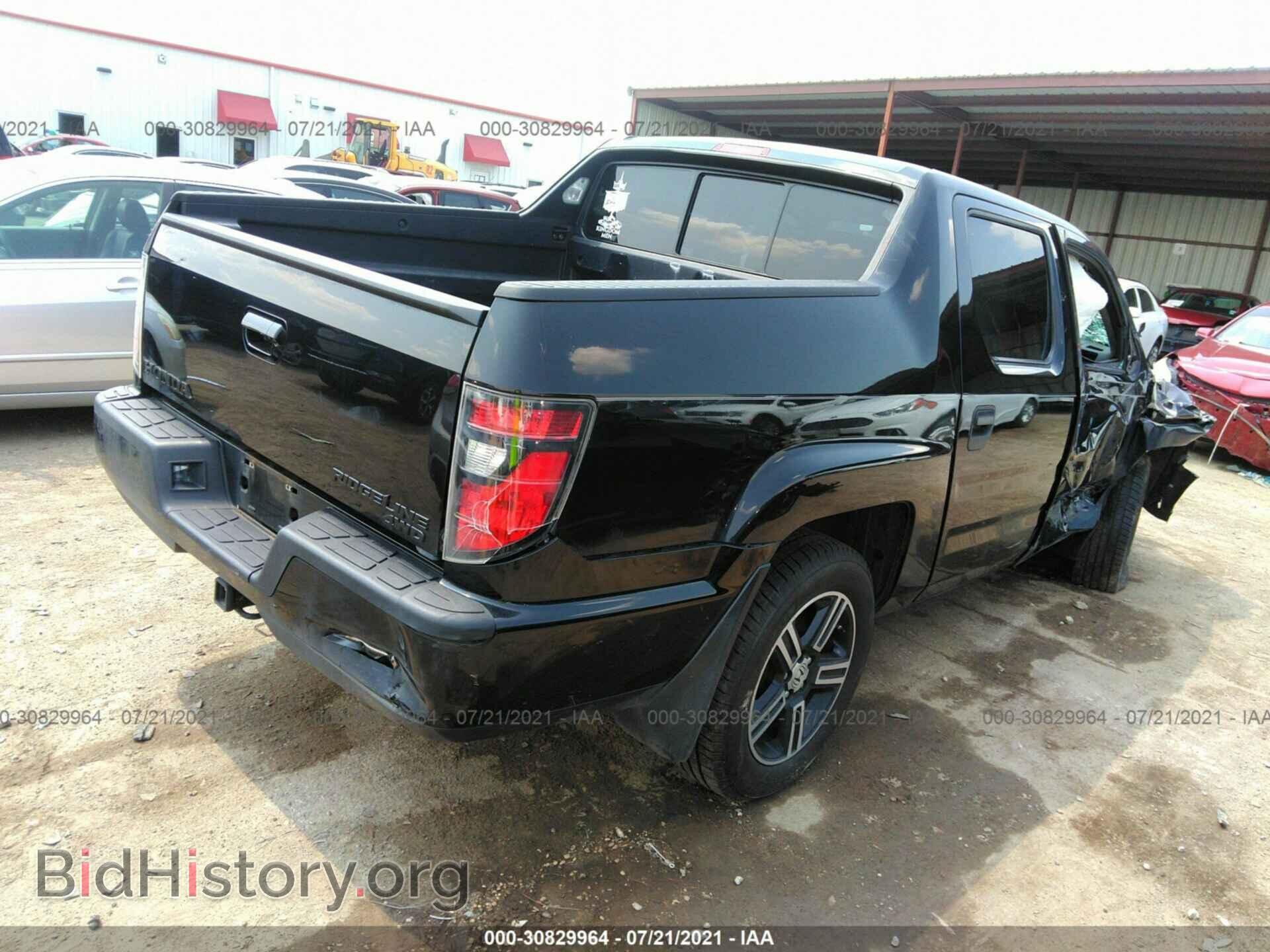 2013 HONDA RIDGELINE - VIN: 5FPYK1F73DB006526 - Фото 4
