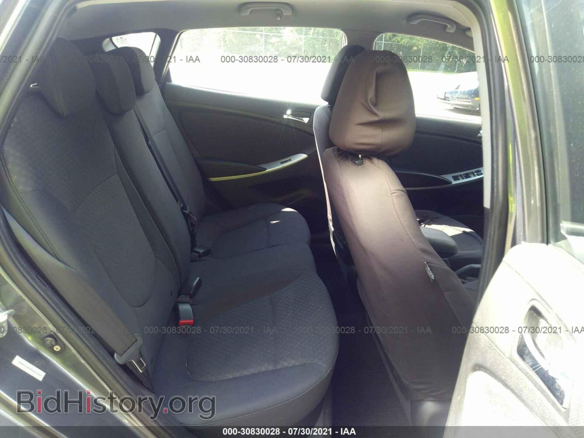 2012 HYUNDAI ACCENT - VIN: KMHCU5AE8CU041025 - Фото 8