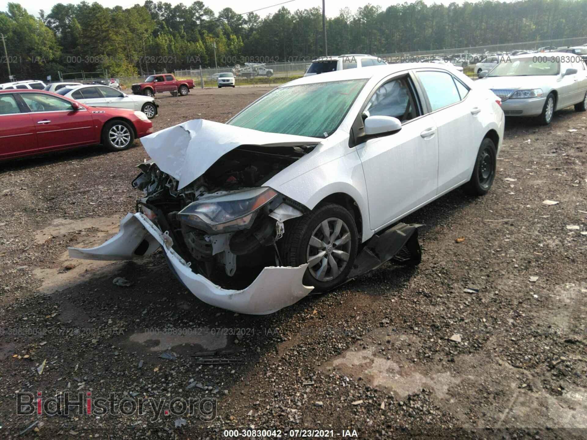2014 TOYOTA COROLLA - VIN: 2T1BURHEXEC016902 - Фото 2