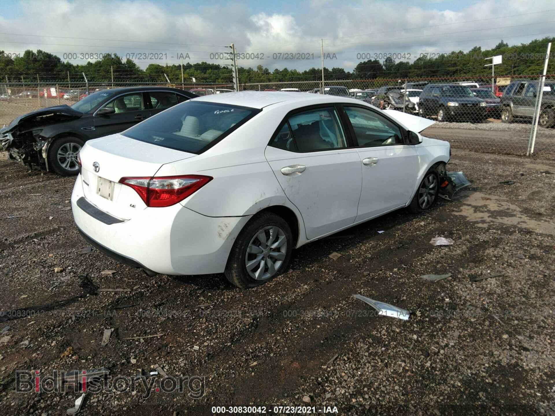 2014 TOYOTA COROLLA - VIN: 2T1BURHEXEC016902 - Фото 4