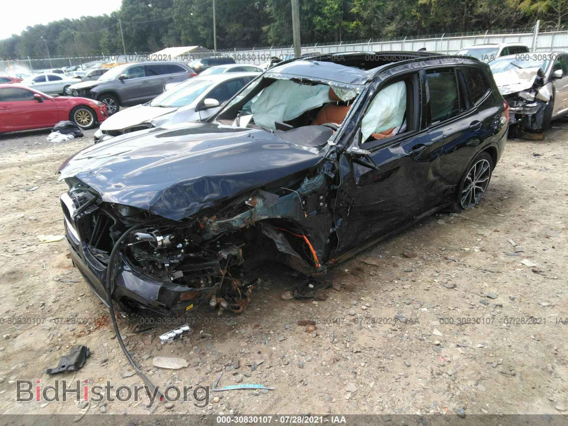 2021 BMW X3 - VIN: 5UXTS1C07M9E74250 - Фото 2