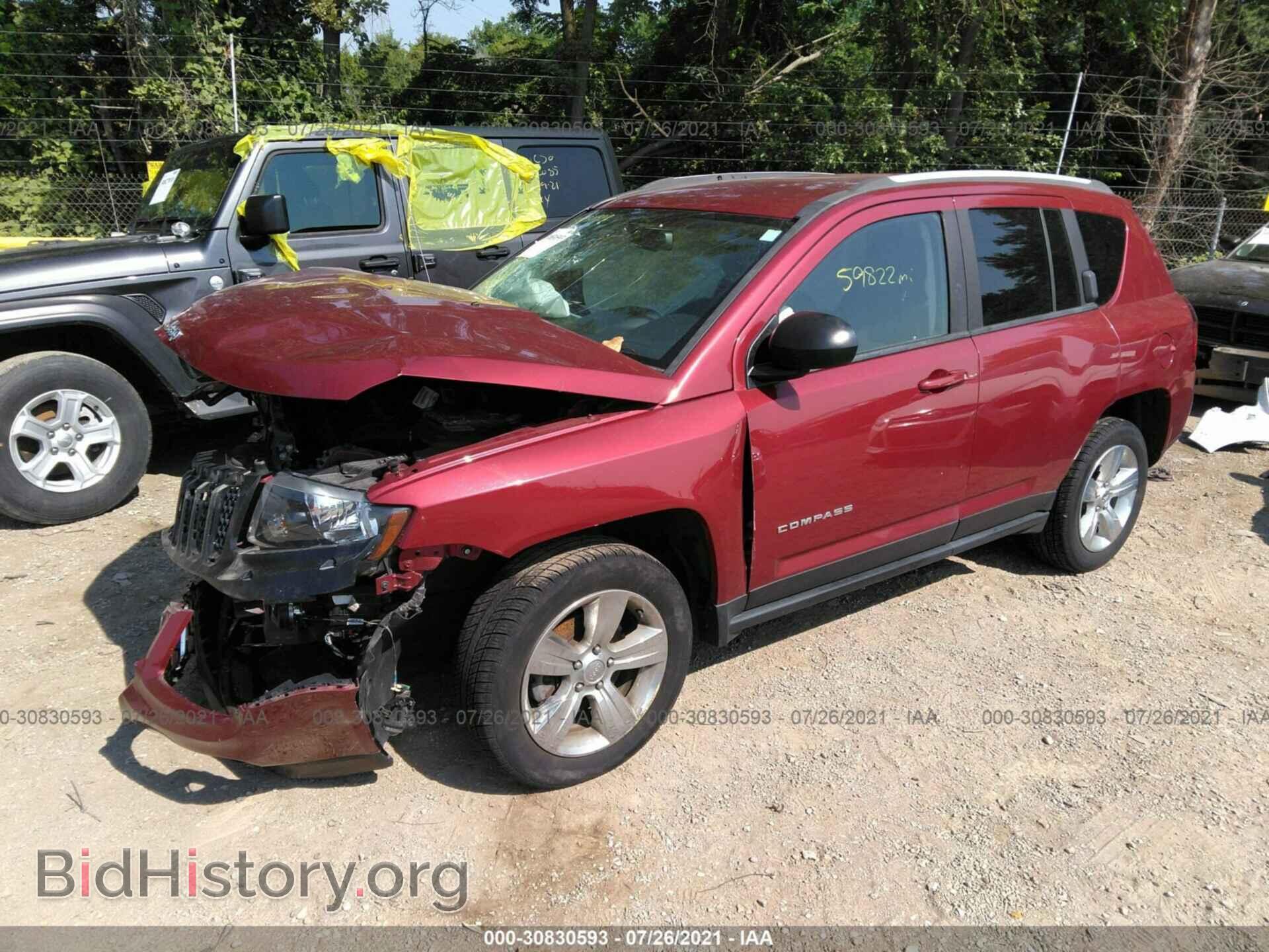 2017 JEEP COMPASS - VIN: 1C4NJCBA1HD148110 - Фото 2