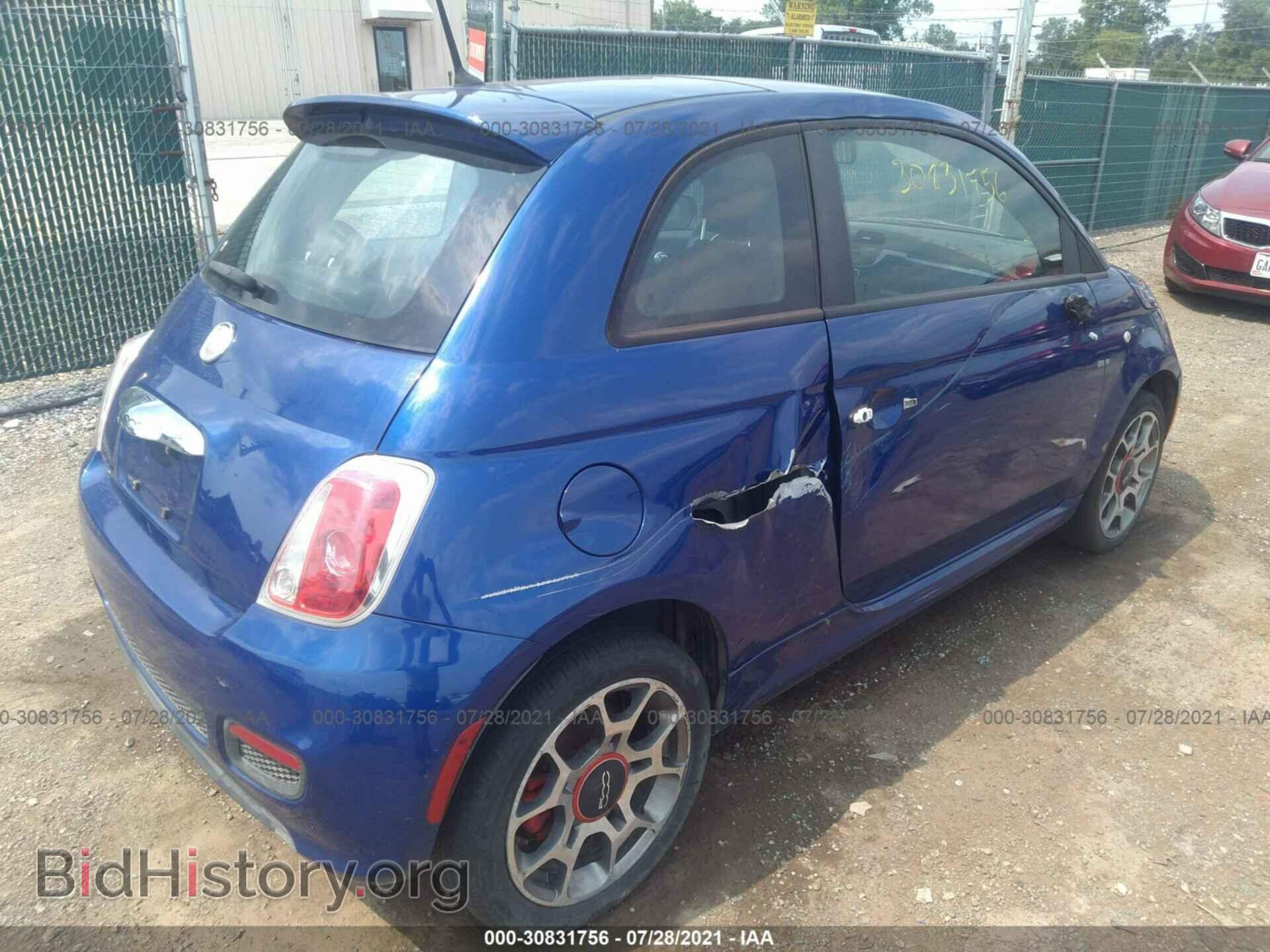 2012 FIAT 500 - VIN: 3C3CFFBR2CT340515 - Фото 4