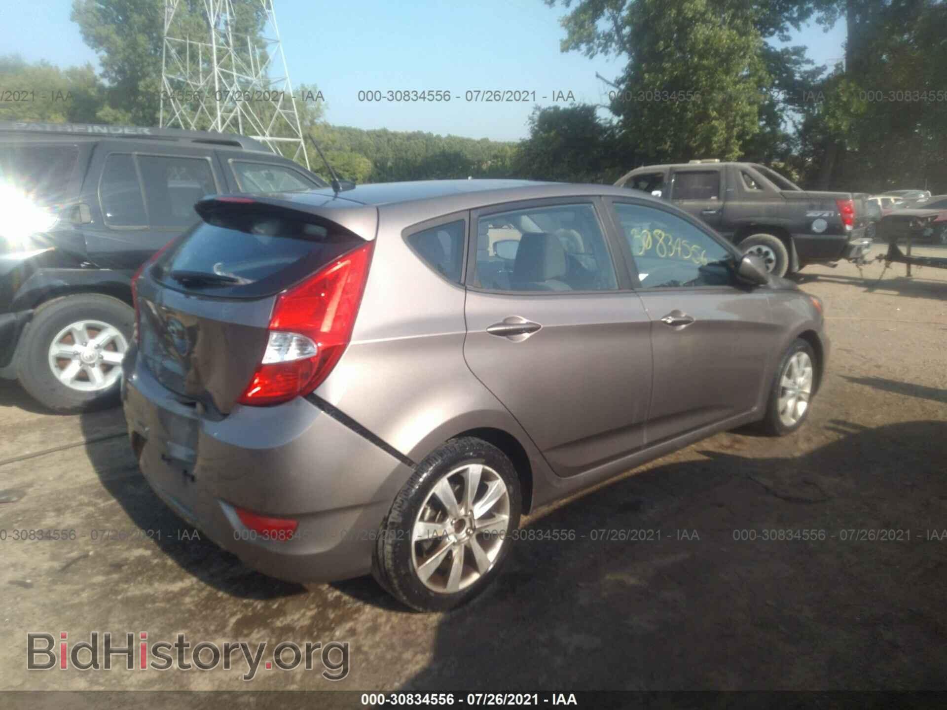2012 HYUNDAI ACCENT - VIN: KMHCU5AE3CU016422 - Фото 4
