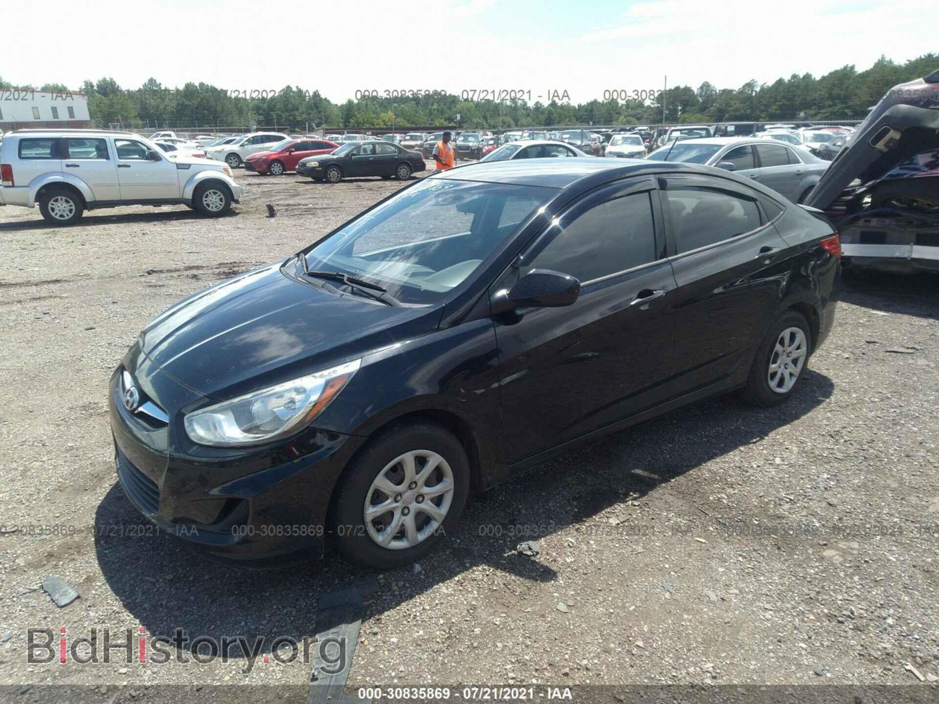 2012 HYUNDAI ACCENT - VIN: KMHCT4AE2CU186574 - Фото 2