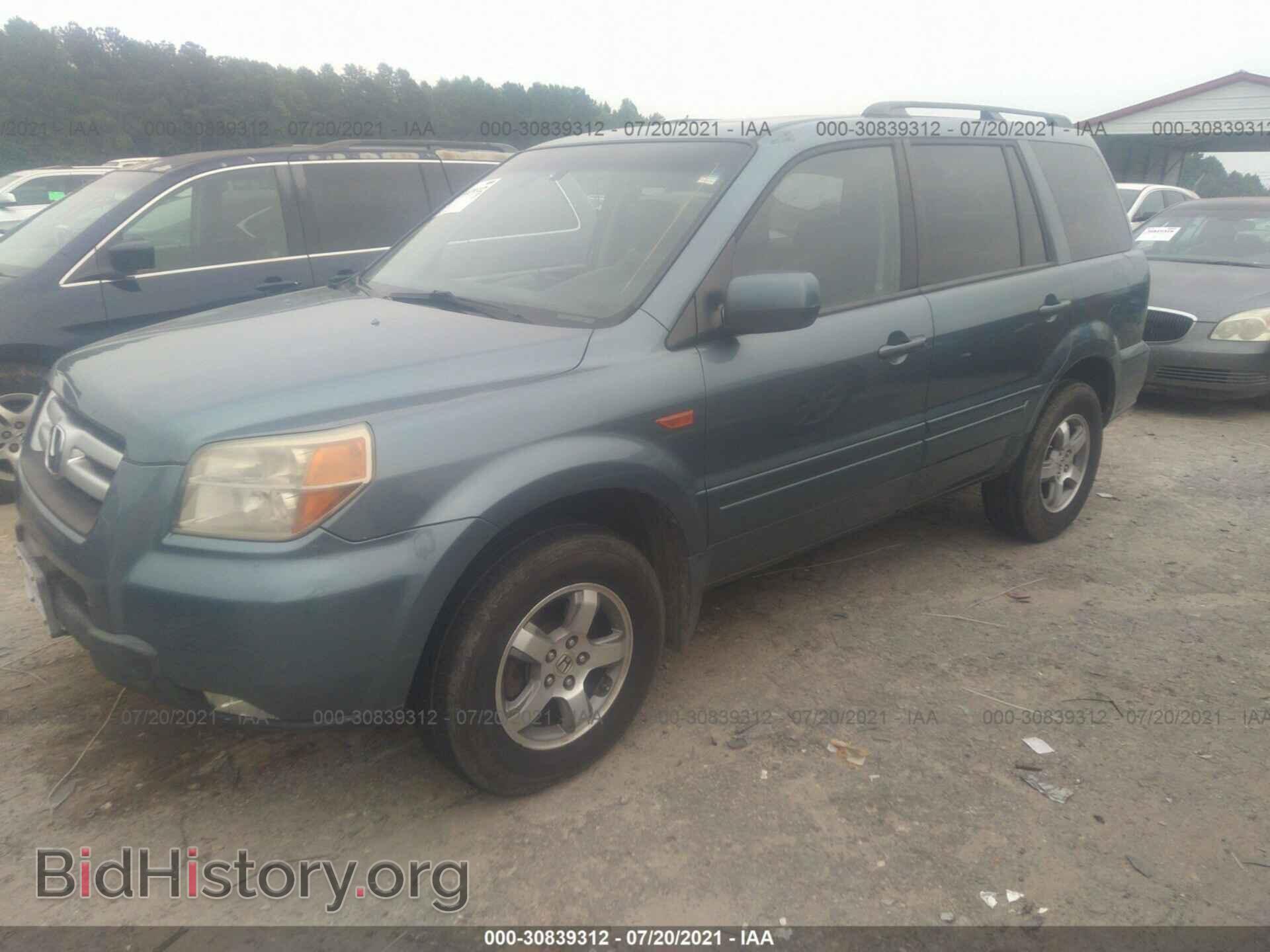 2006 HONDA PILOT - VIN: 5FNYF28606B006526 - Фото 2