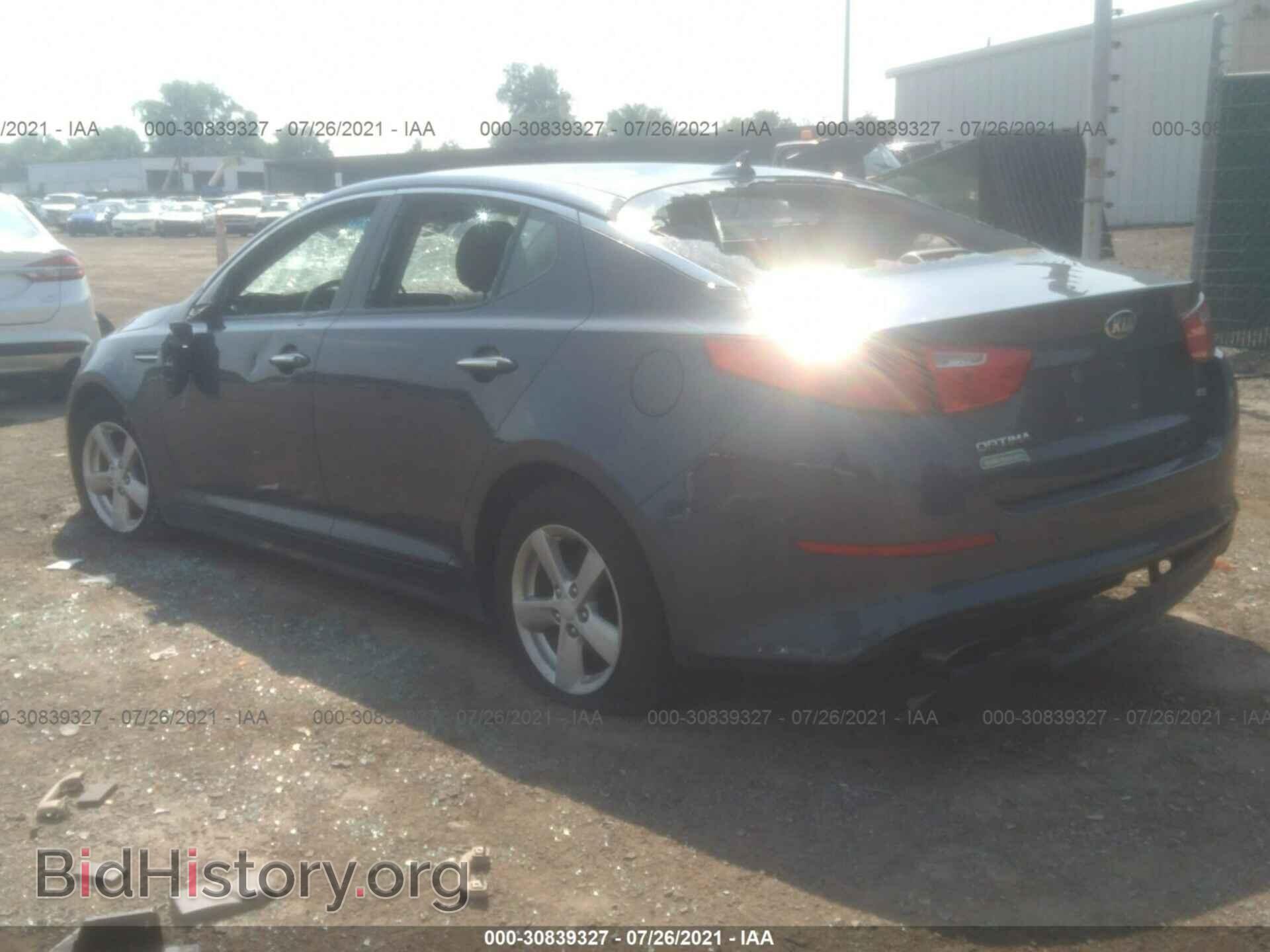 2015 KIA OPTIMA - VIN: 5XXGM4A71FG490333 - Photo 3