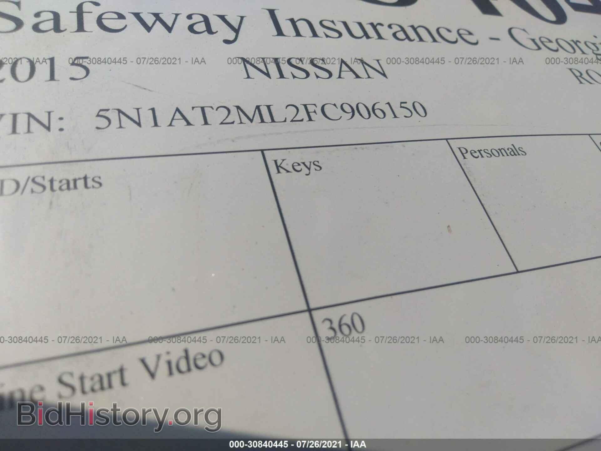 2015 NISSAN ROGUE - VIN: 5N1AT2ML2FC906150 - Фото 9