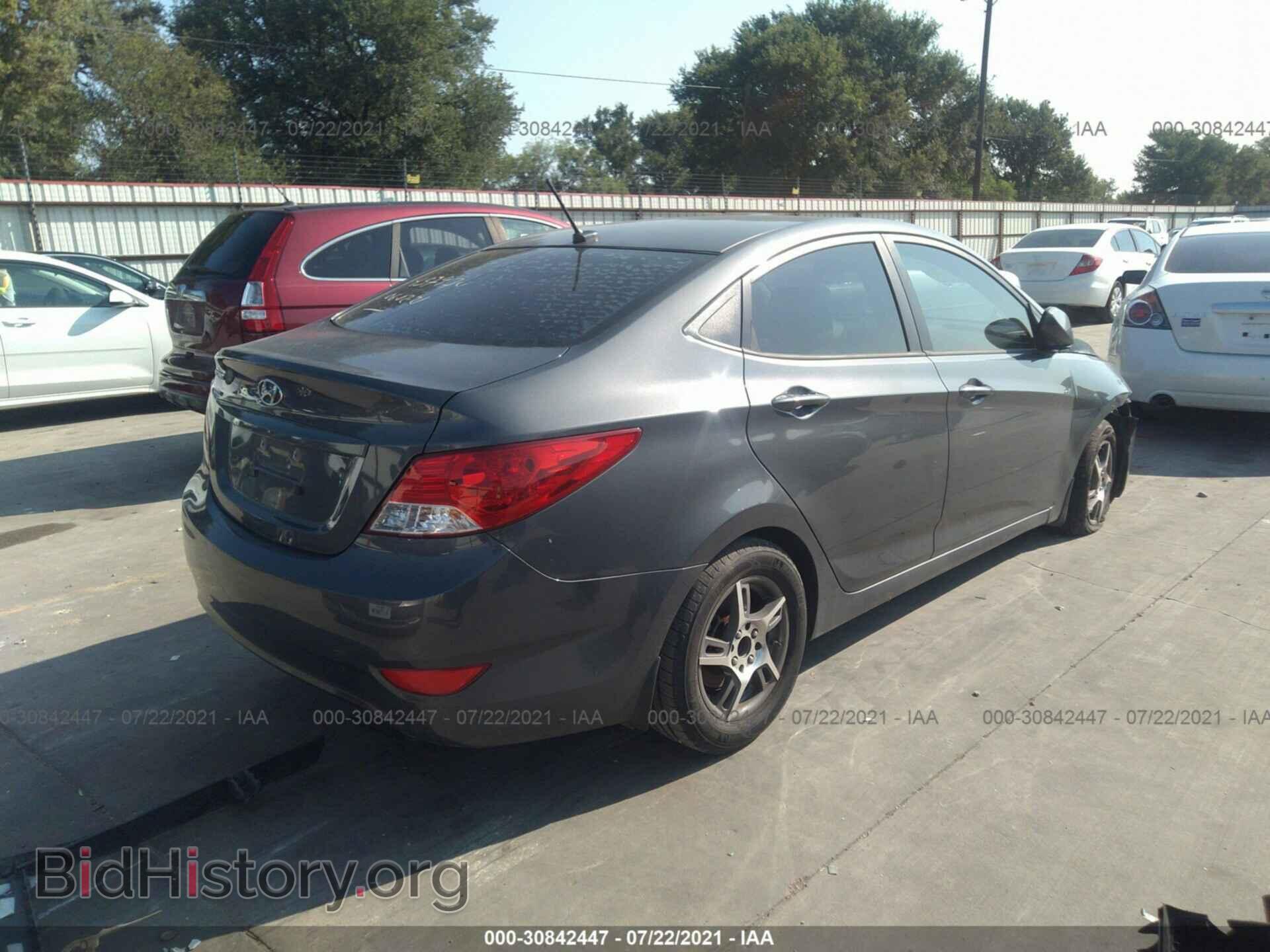 2012 HYUNDAI ACCENT - VIN: KMHCT4AE3CU237192 - Фото 4