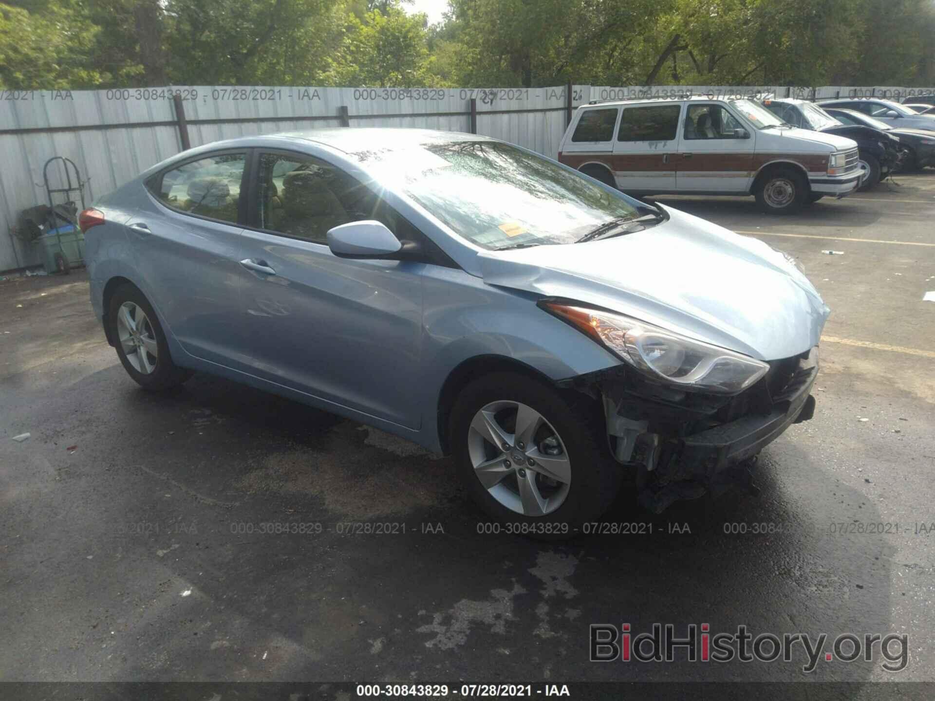 Фотография KMHDH4AE2DU591518 - HYUNDAI ELANTRA 2013