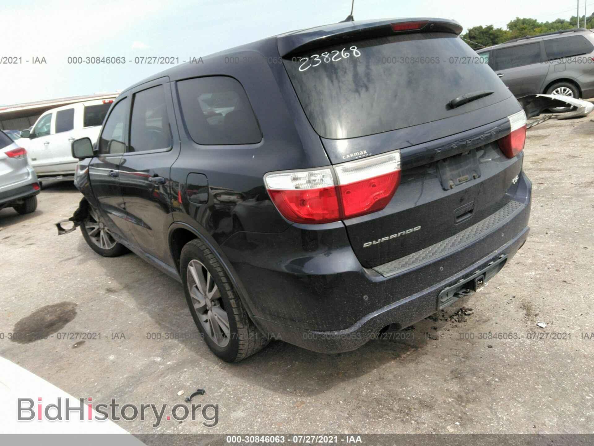 2013 DODGE DURANGO - VIN: 1C4SDHCT3DC527584 - Фото 3