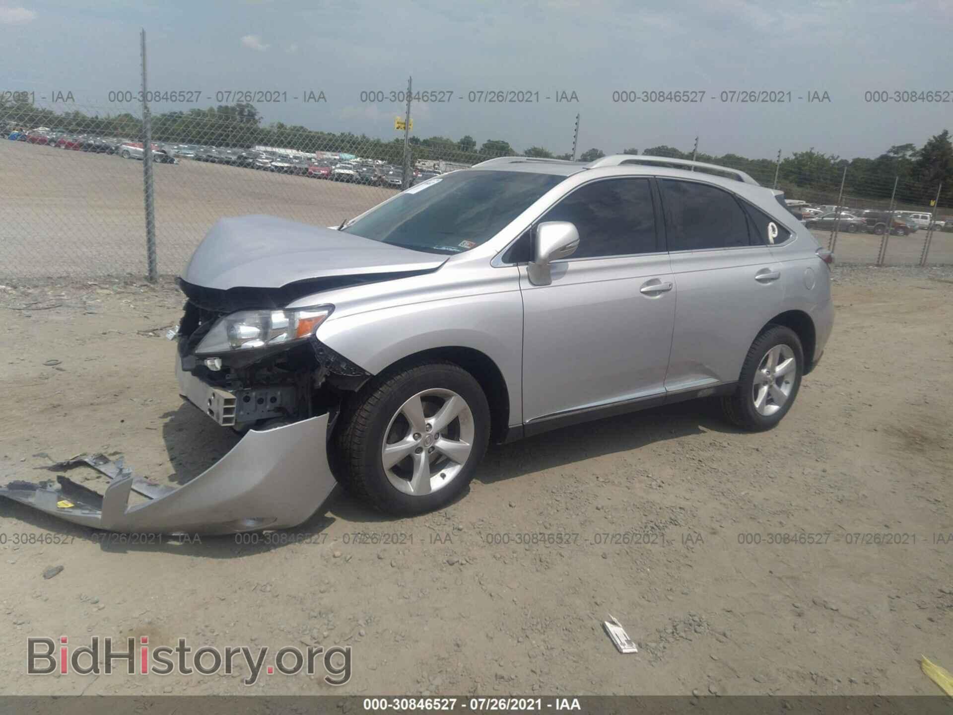 2011 LEXUS RX 350 - VIN: 2T2BK1BA3BC102315 - Фото 2