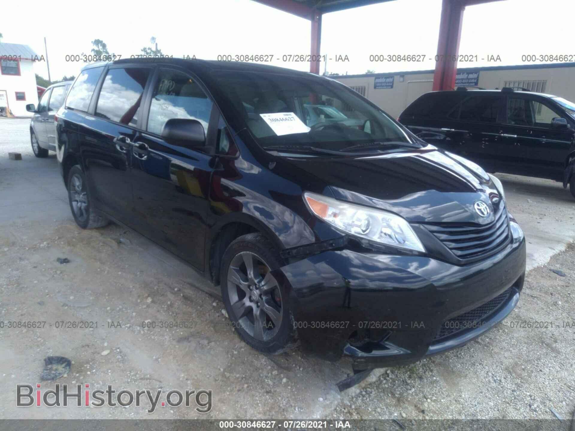 Photo 5TDZK3DCXES501456 - TOYOTA SIENNA 2014