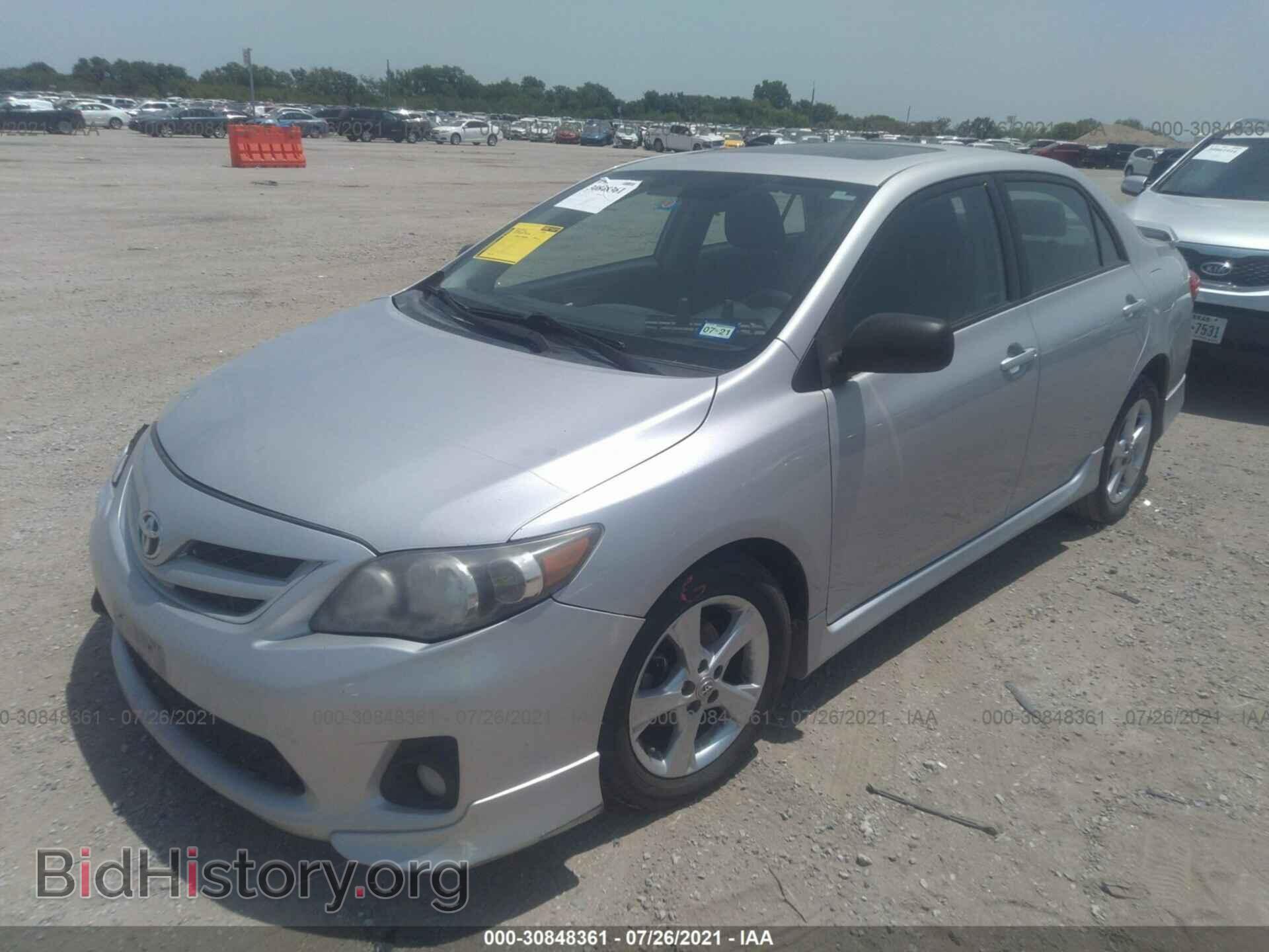 2011 TOYOTA COROLLA - VIN: 2T1BU4EE6BC644622 - Фото 2
