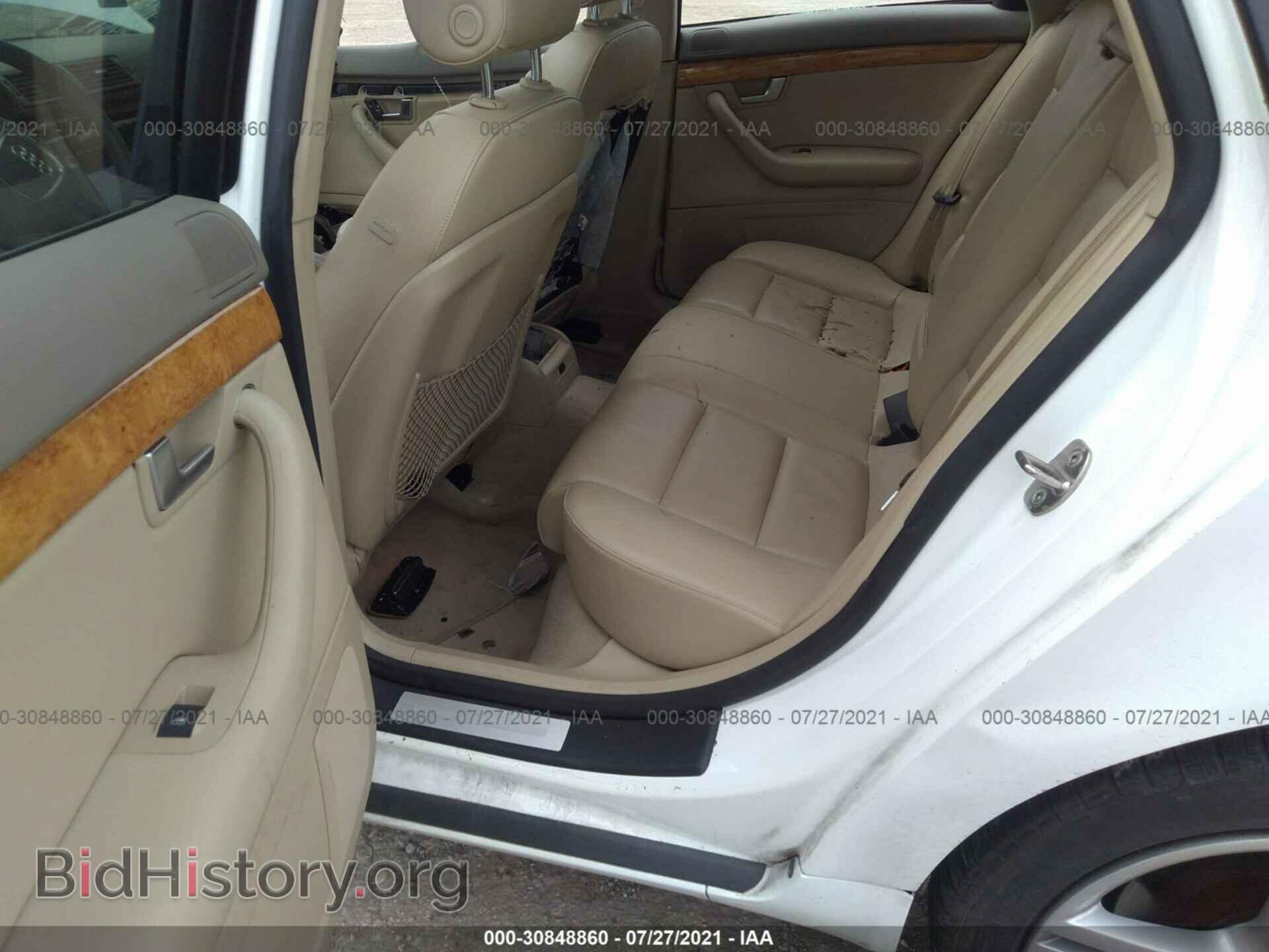 2008 AUDI A4 - VIN: WAUAF78E18A100560 - Фото 8