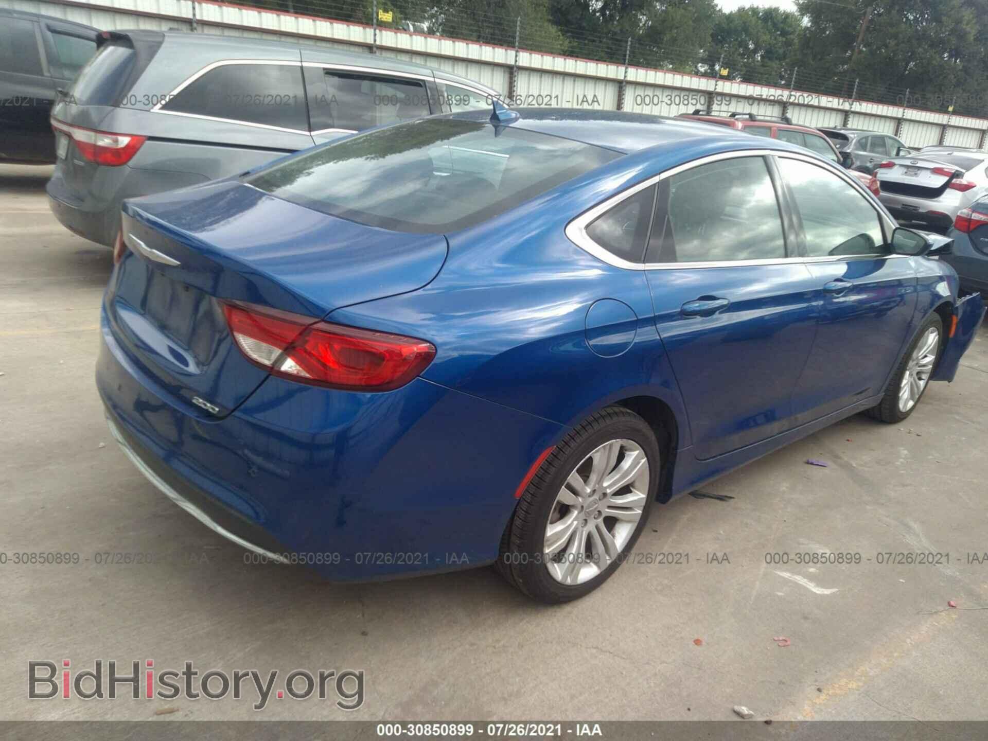 2015 CHRYSLER 200 - VIN: 1C3CCCAB2FN737772 - Фото 4
