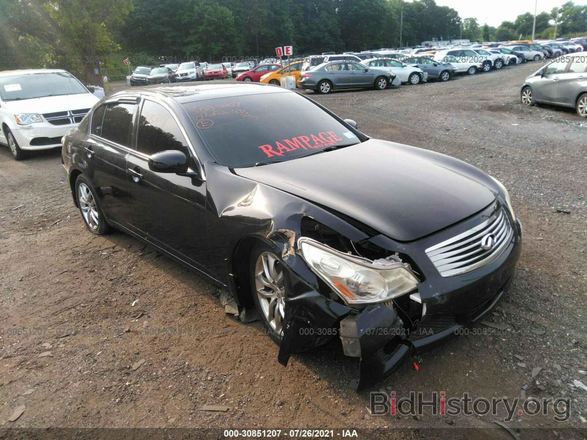 Photo JNKBV61F07M816482 - INFINITI G35 SEDAN 2007