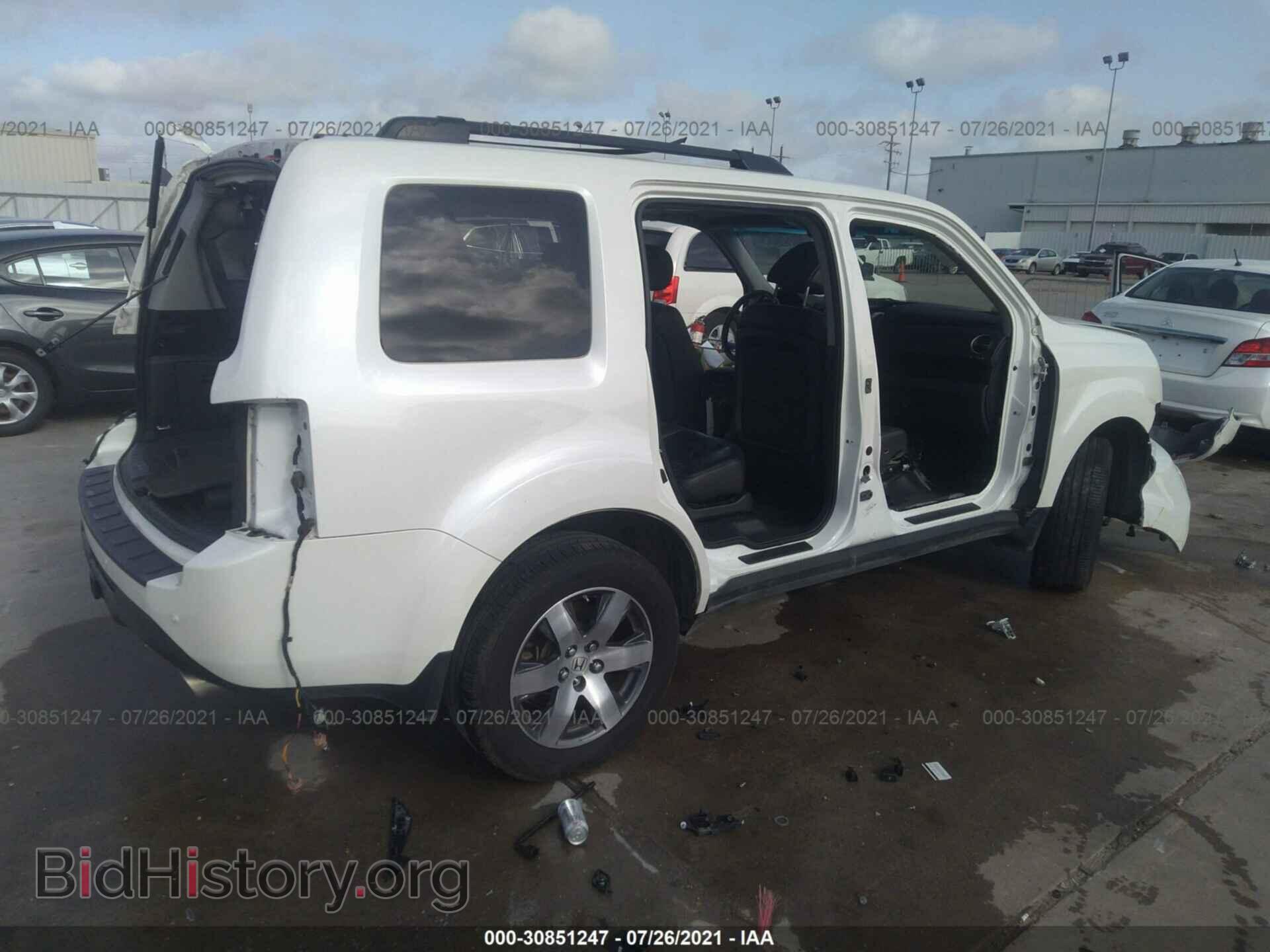2012 HONDA PILOT - VIN: 5FNYF3H92CB020164 - Фото 4