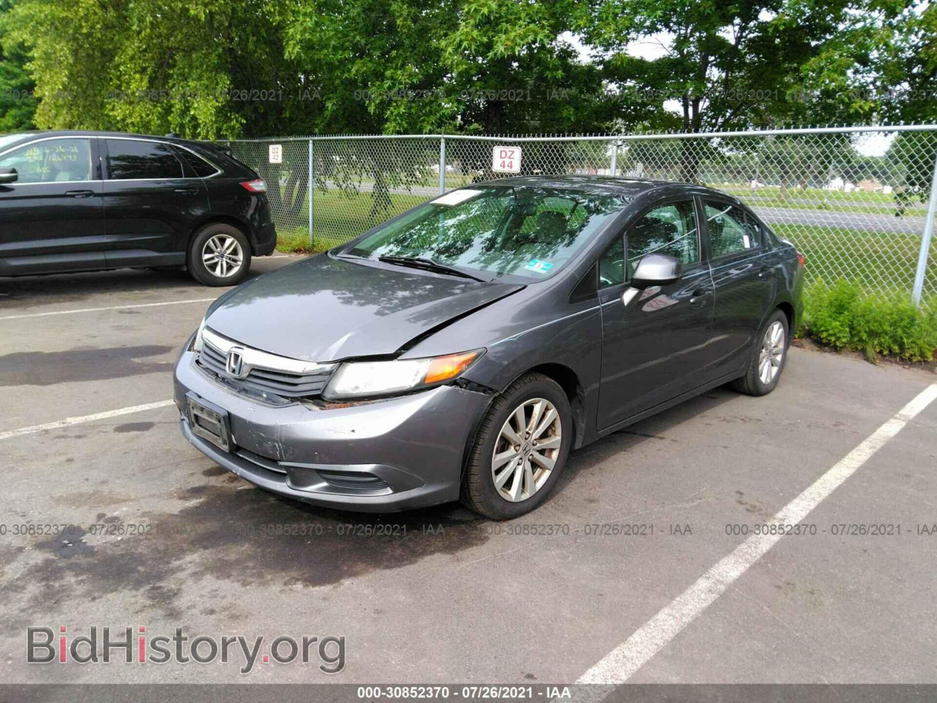 2012 HONDA CIVIC SDN - VIN: 2HGFB2F98CH504822 - Фото 2