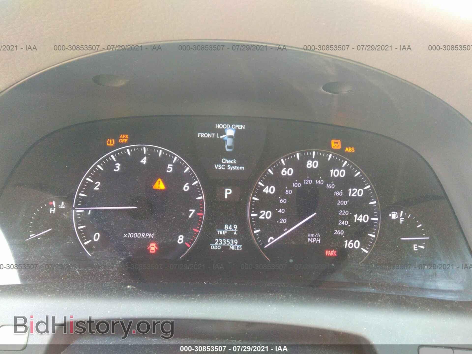 2008 LEXUS LS 460 - VIN: JTHGL46F185024586 - Фото 7