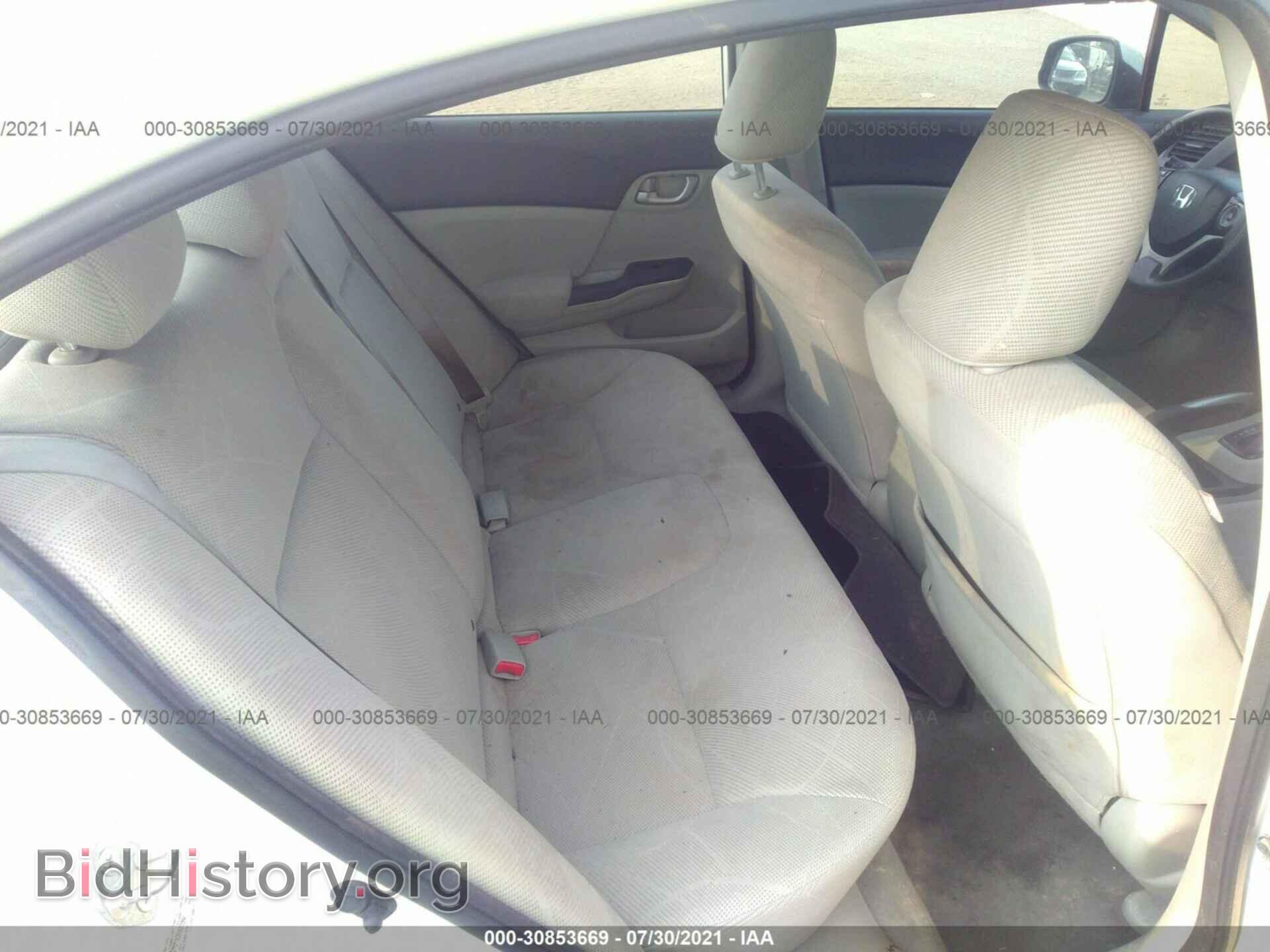 2012 HONDA CIVIC SDN - VIN: 19XFB2F51CE002094 - Фото 8