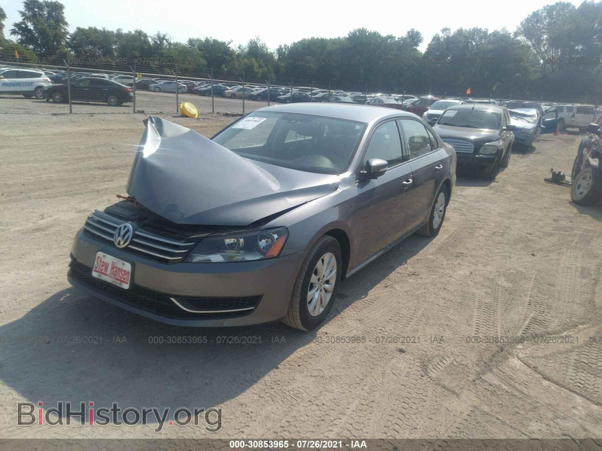 2013 VOLKSWAGEN PASSAT - VIN: 1VWAP7A35DC016309 - Фото 2