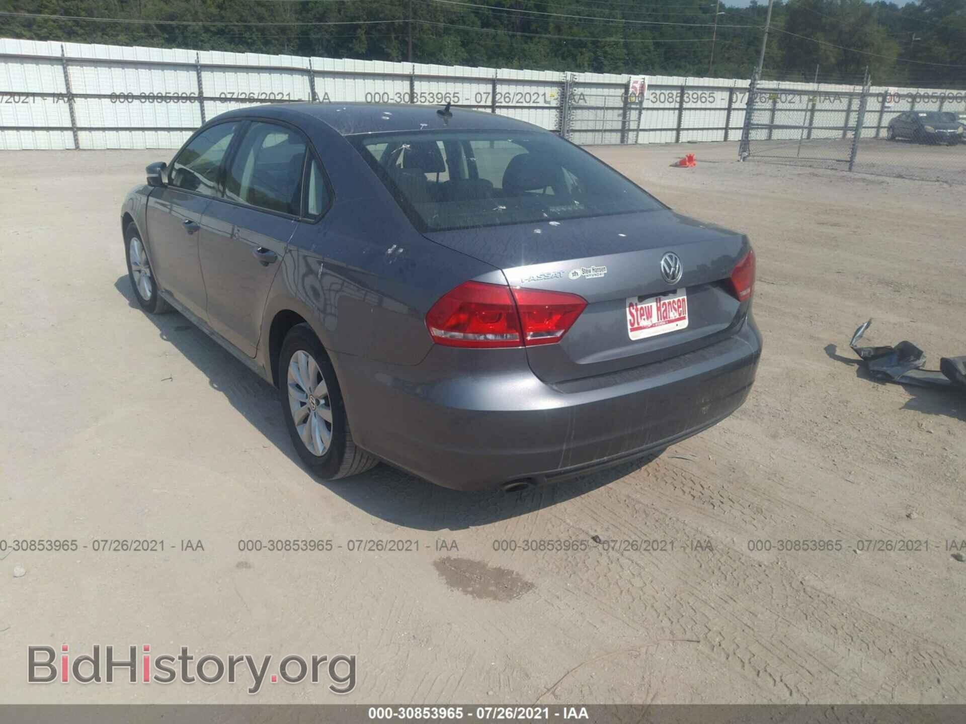 2013 VOLKSWAGEN PASSAT - VIN: 1VWAP7A35DC016309 - Фото 3
