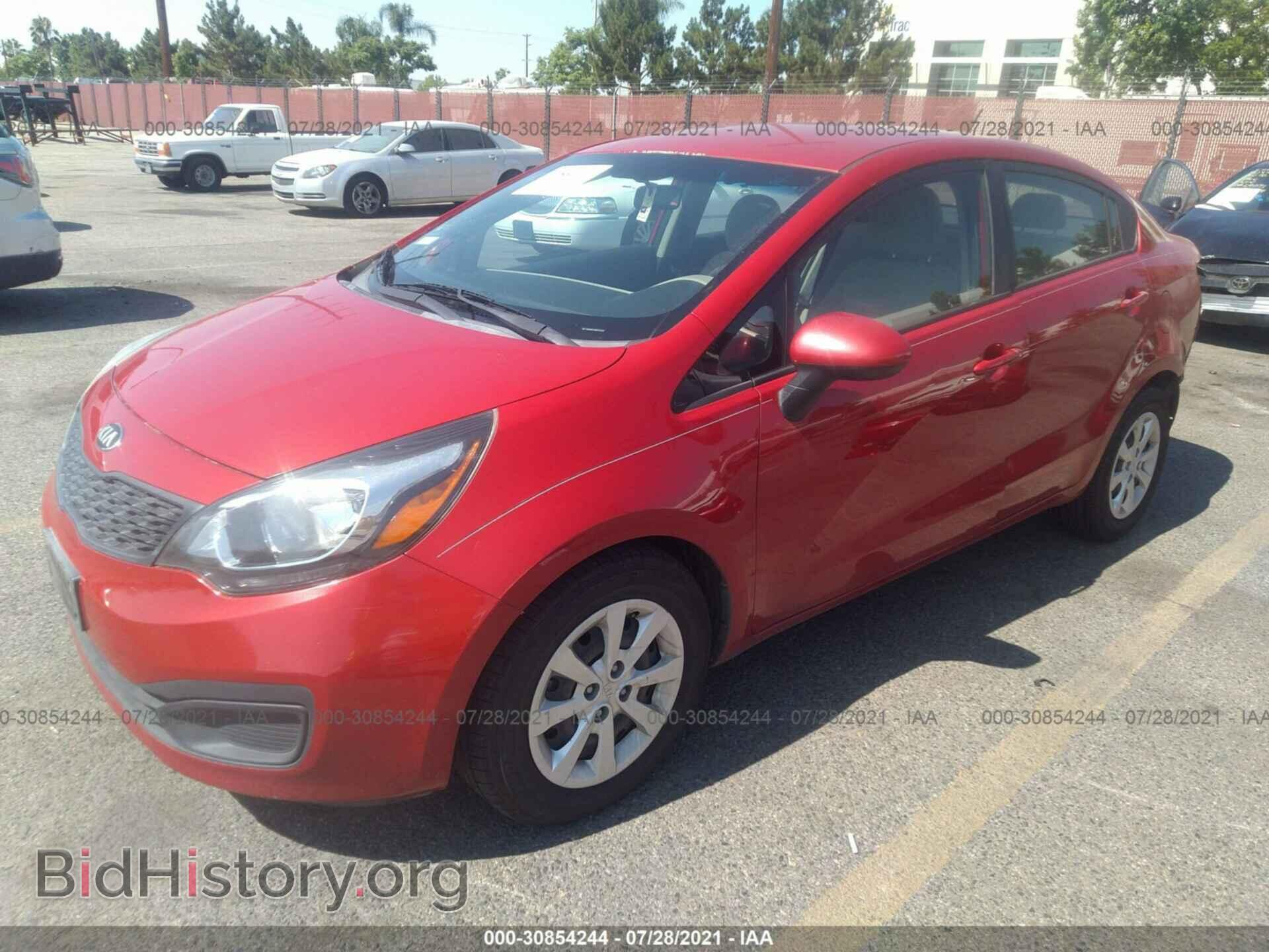 2013 KIA RIO - VIN: KNADM4A36D6231300 - Фото 2