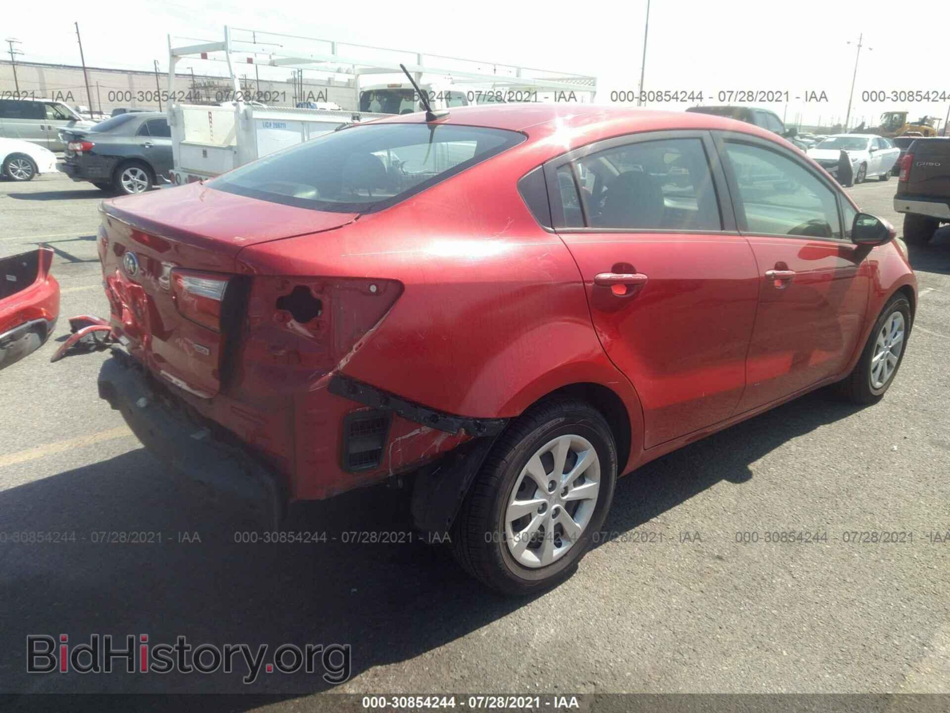 2013 KIA RIO - VIN: KNADM4A36D6231300 - Фото 4