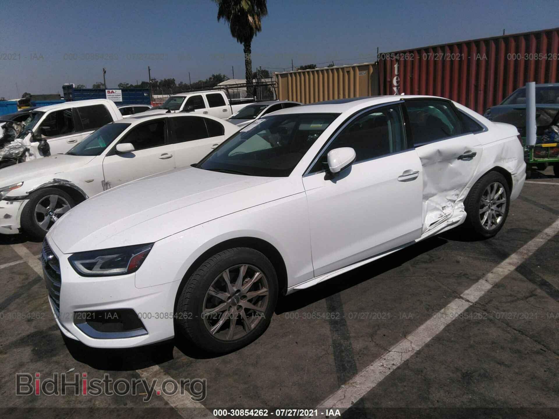 2020 AUDI A4 - VIN: WAUGMAF43LA063348 - Фото 2