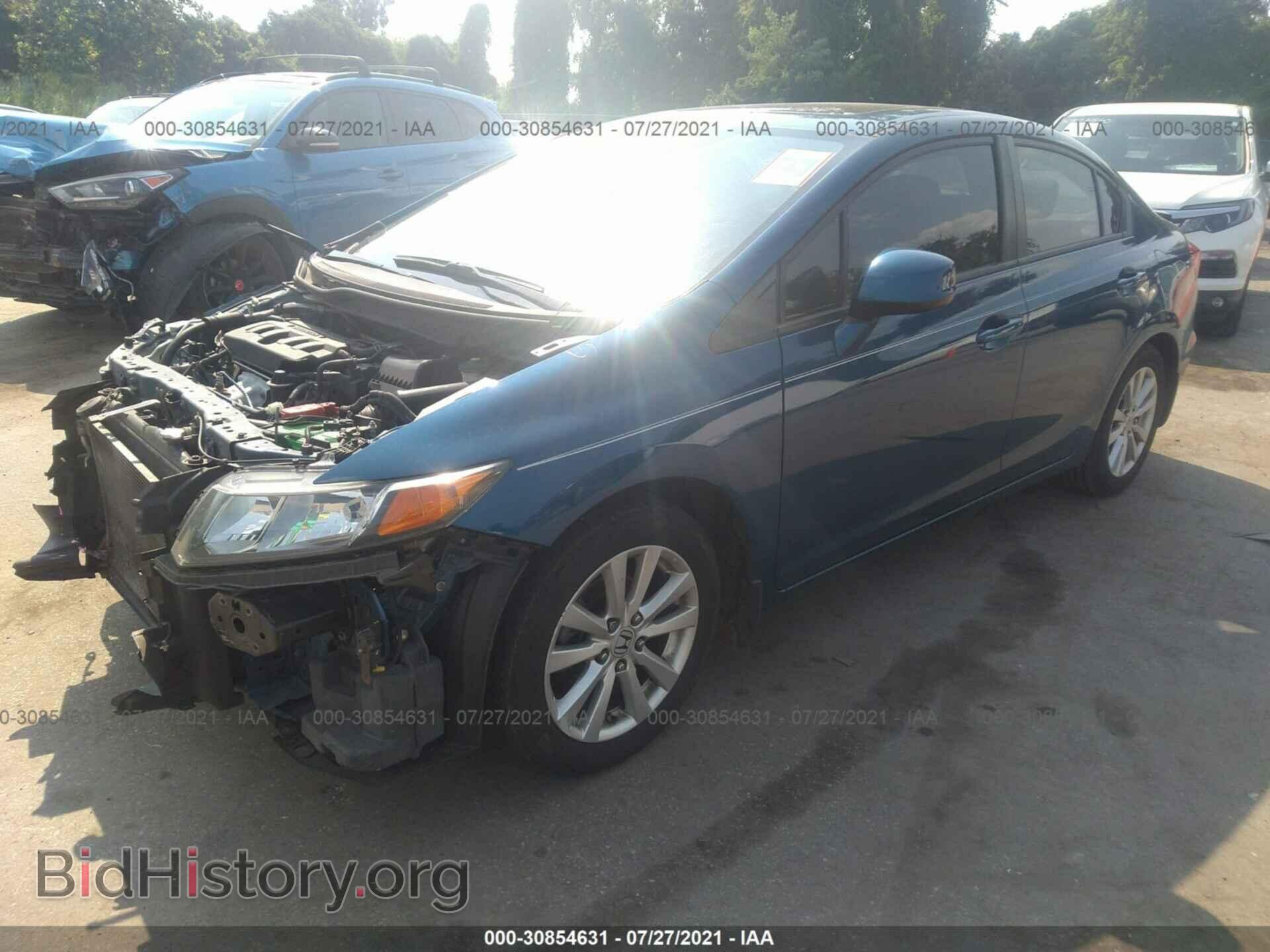 2012 HONDA CIVIC SDN - VIN: 19XFB2F97CE325746 - Фото 2