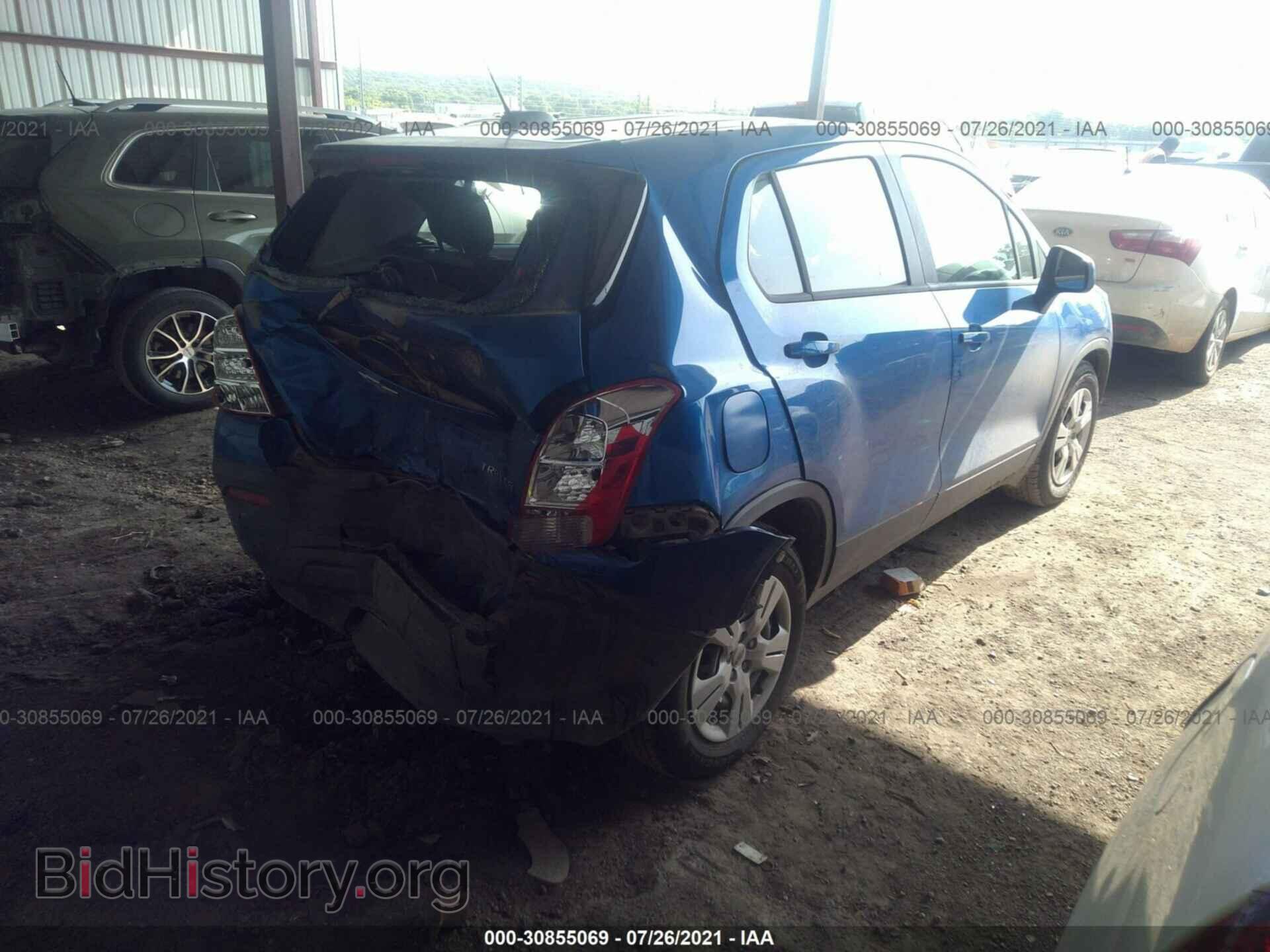 2015 CHEVROLET TRAX - VIN: KL7CJKSB5FB198699 - Фото 4