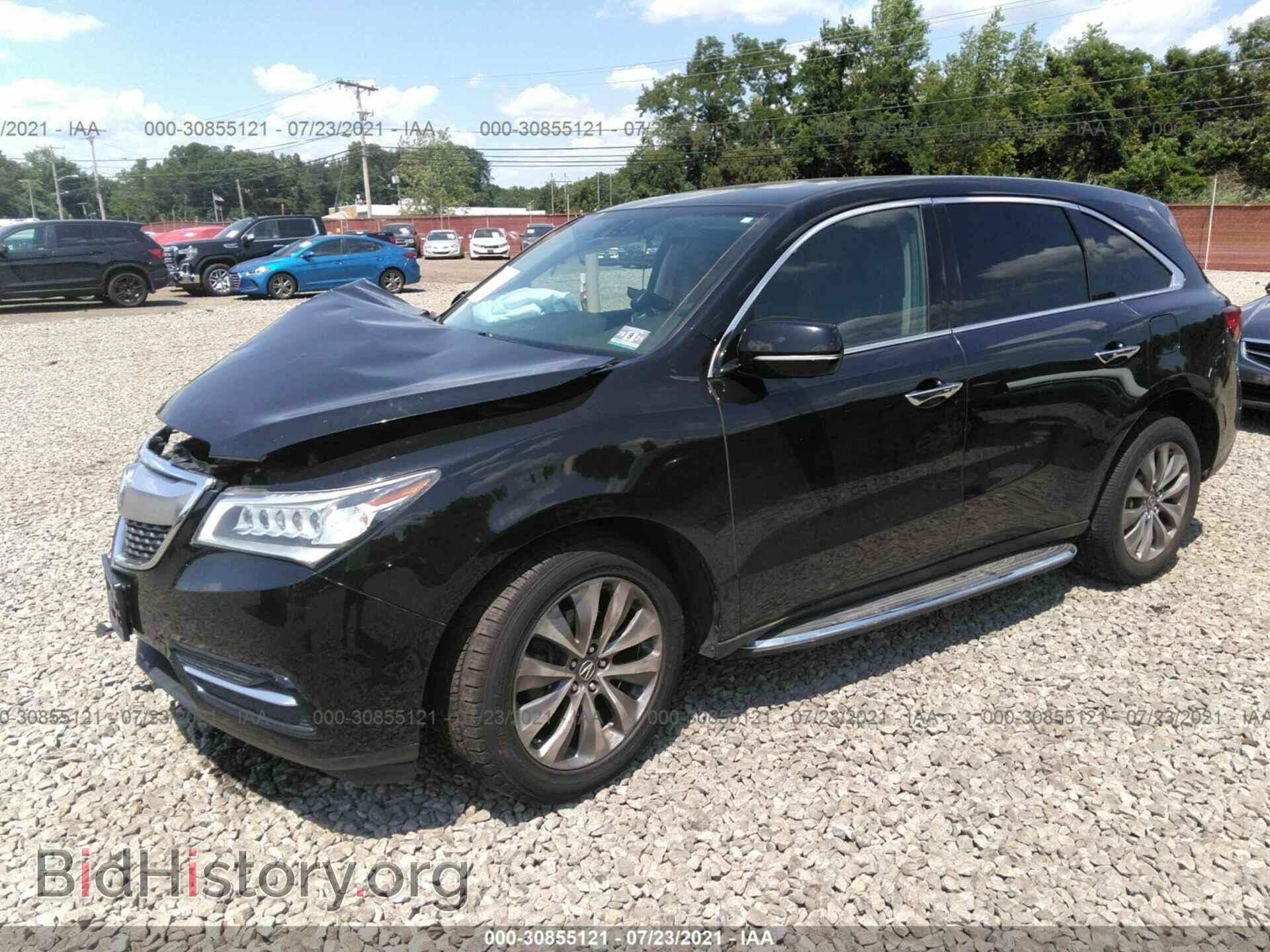 2014 ACURA MDX - VIN: 5FRYD4H44EB027764 - Фото 2