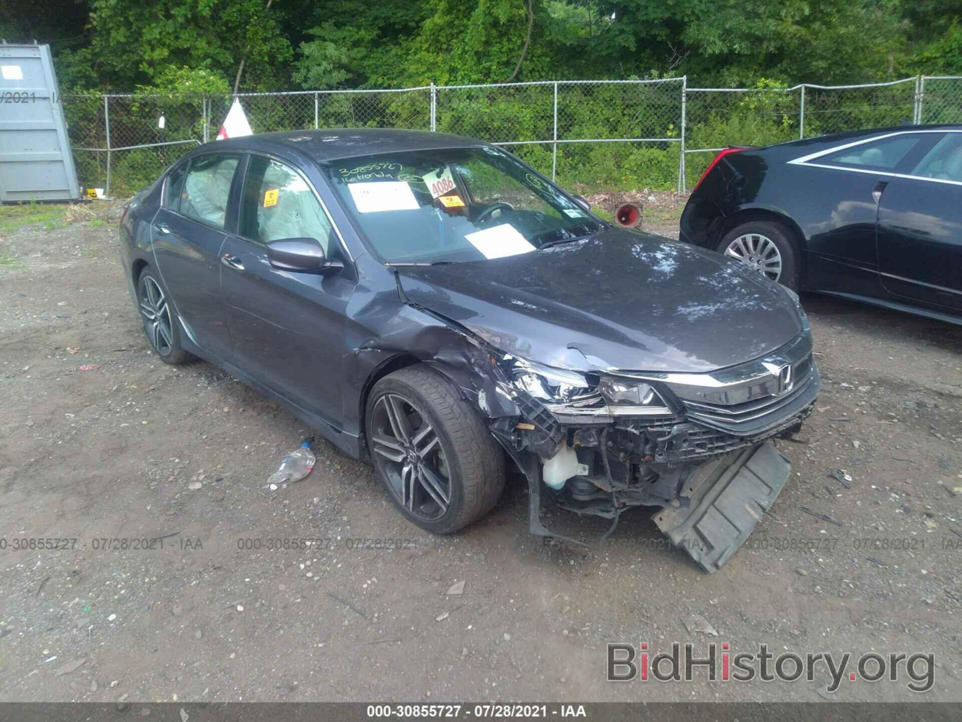 Photo 1HGCR2F57GA154387 - HONDA ACCORD SEDAN 2016