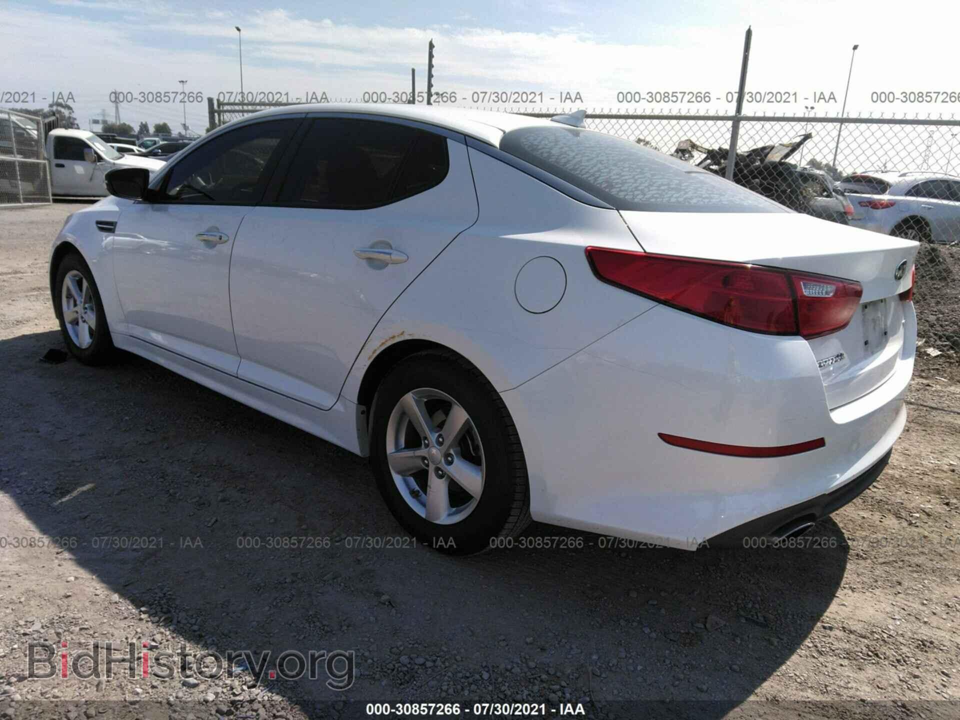 2015 KIA OPTIMA - VIN: KNAGM4A70F5642104 - Photo 3