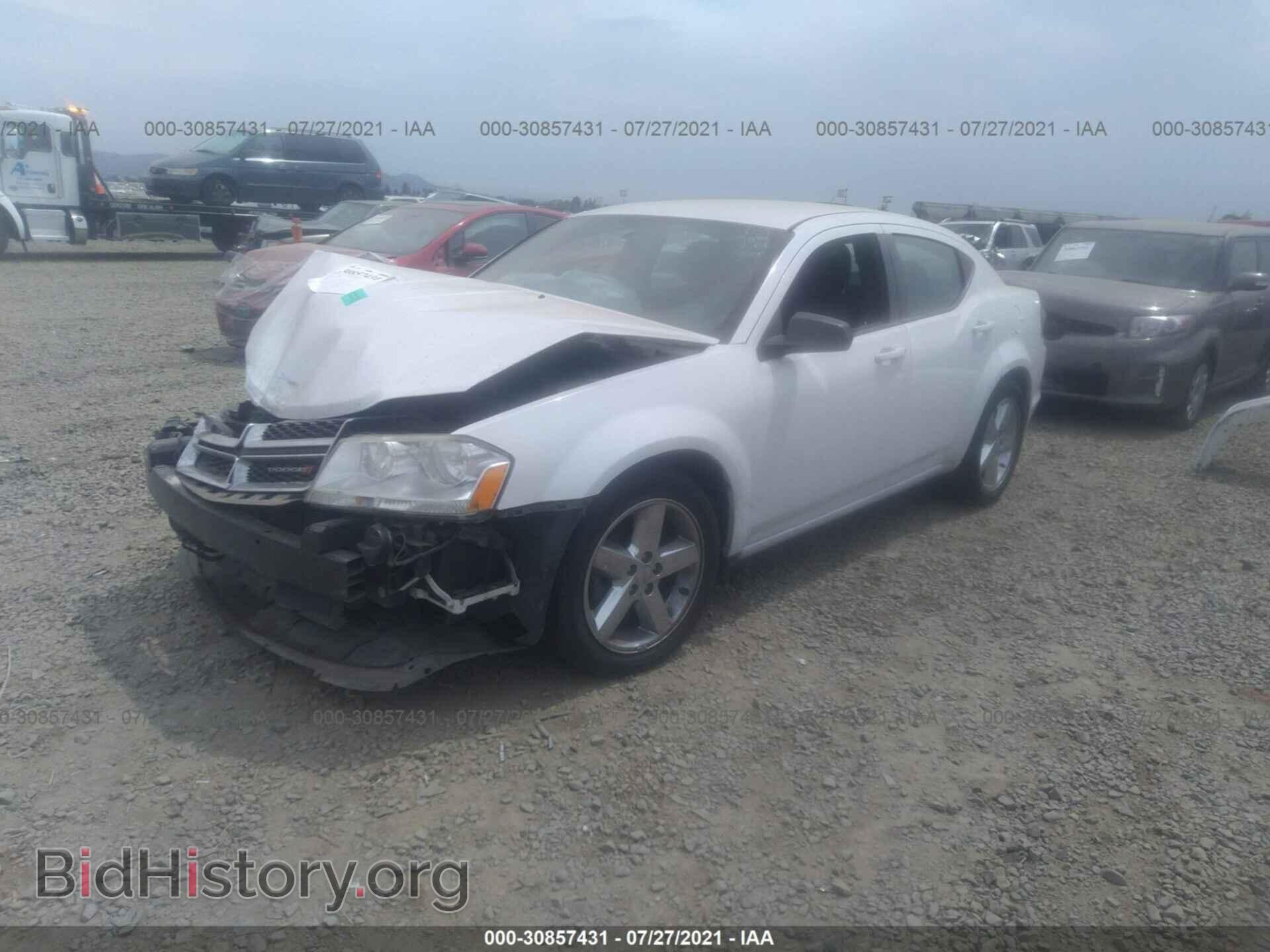 2013 DODGE AVENGER - VIN: 1C3CDZAB7DN537631 - Фото 2