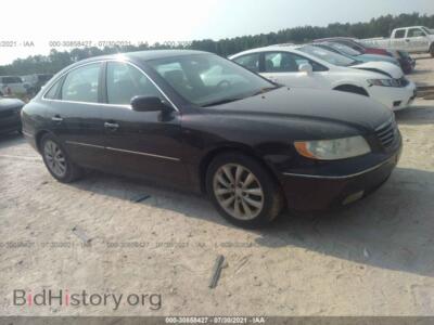 2007 Hyundai AZERA SE/Limited, фиолетовый — VIN KMHFC46F47A144476, IAAI