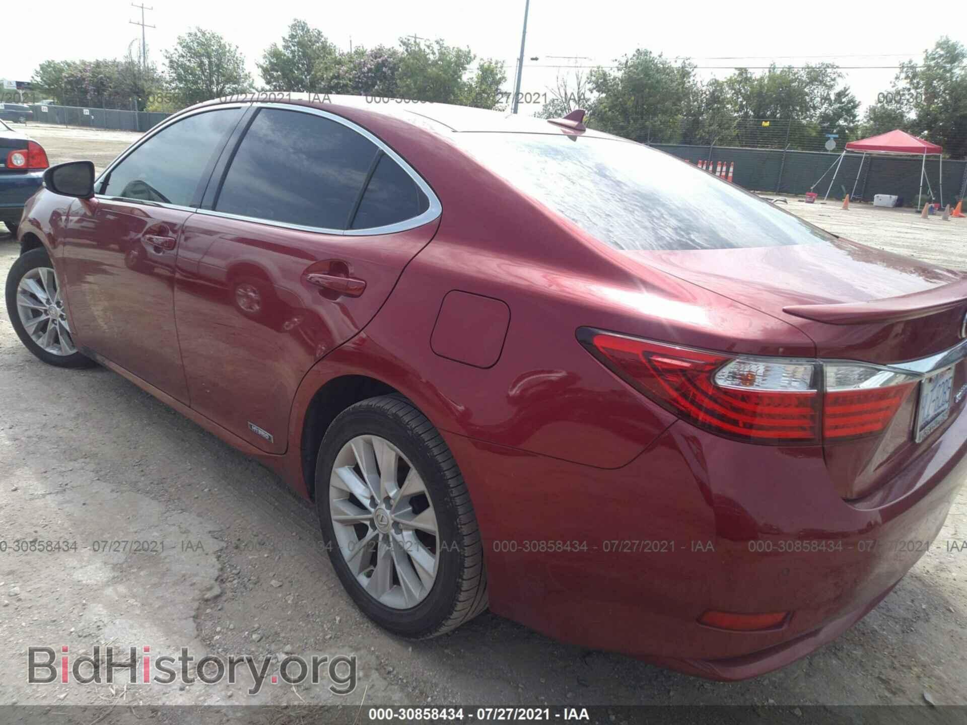 2014 LEXUS ES 300H - VIN: JTHBW1GG7E2061663 - Фото 3