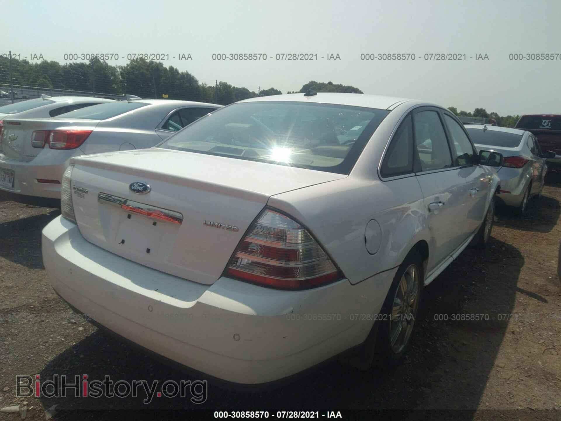 2008 FORD TAURUS - VIN: 1FAHP25W38G125347 - Фото 4