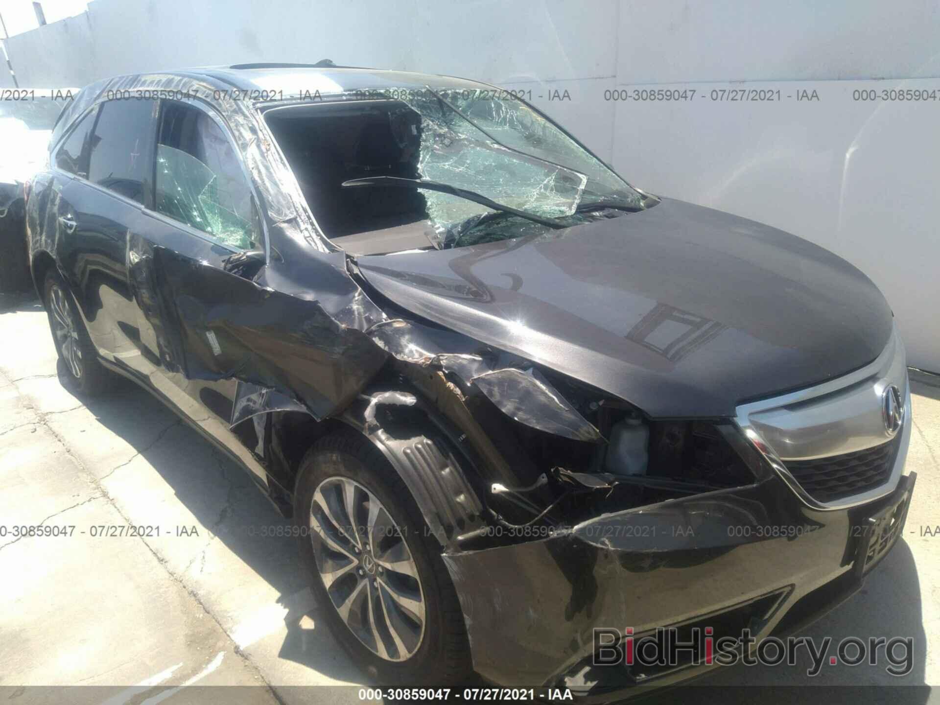 Photo 5FRYD3H41GB017044 - ACURA MDX 2016