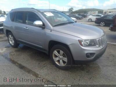 2014 Jeep COMPASS Latitude, серебристый — VIN 1C4NJDEB3ED734894, IAAI