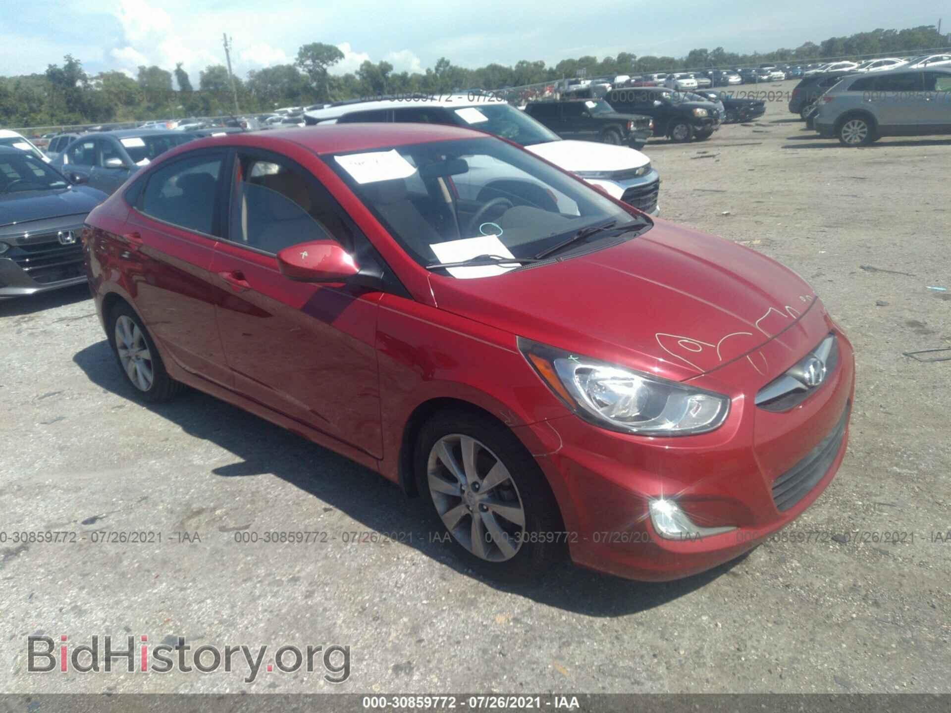 Фотография KMHCU4AE4CU227218 - HYUNDAI ACCENT 2012