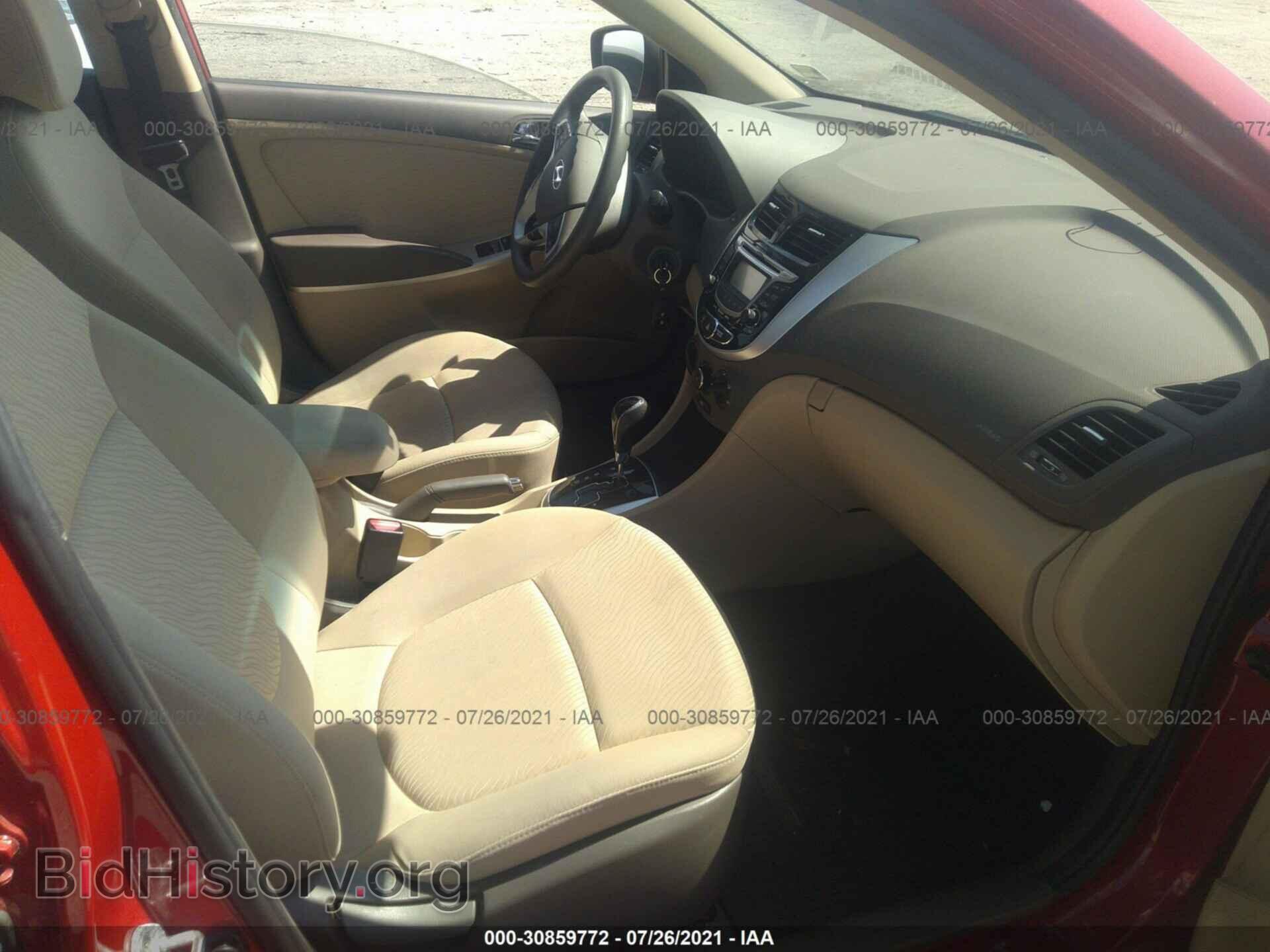 2012 HYUNDAI ACCENT - VIN: KMHCU4AE4CU227218 - Фото 5