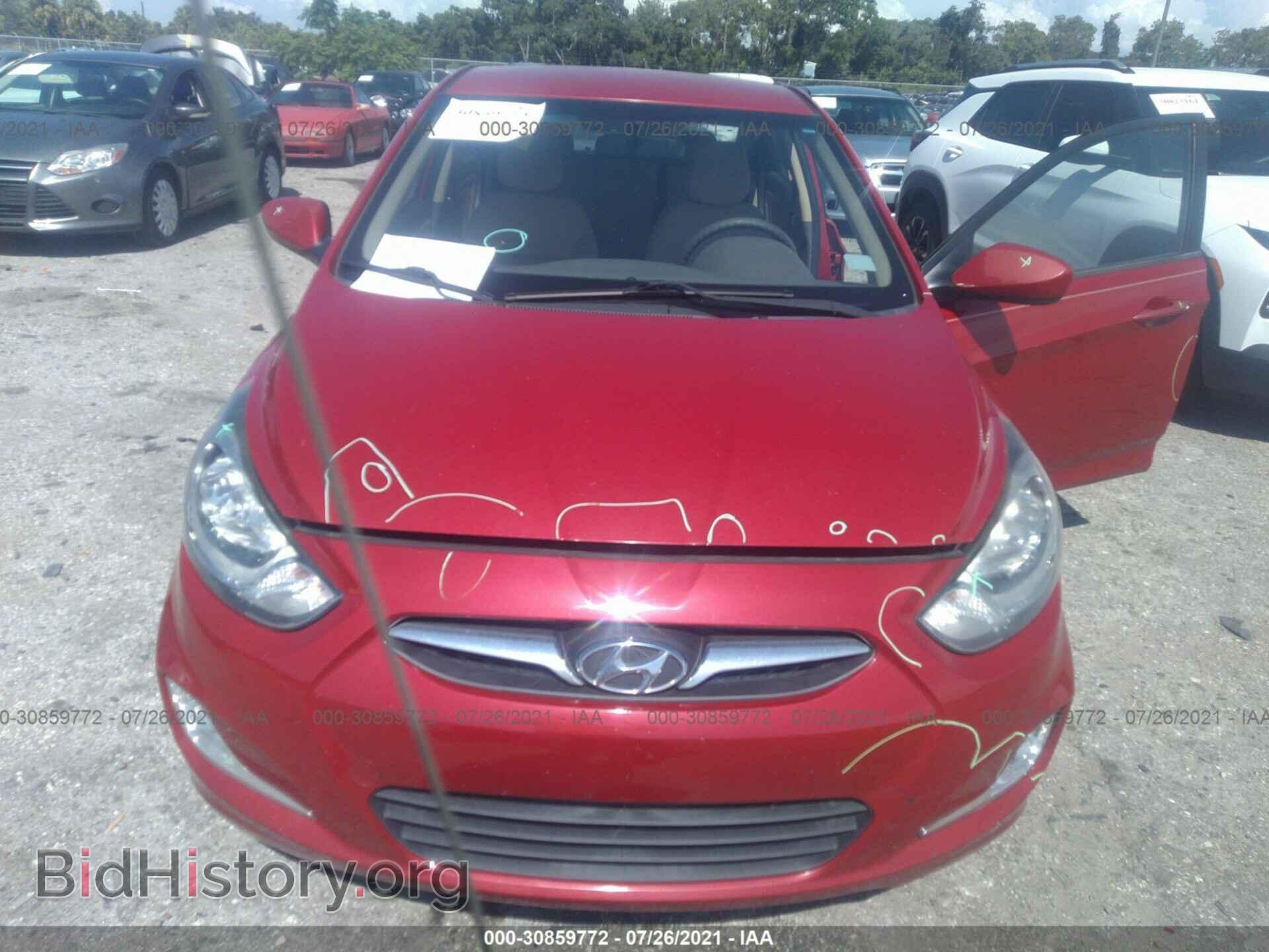 2012 HYUNDAI ACCENT - VIN: KMHCU4AE4CU227218 - Фото 6