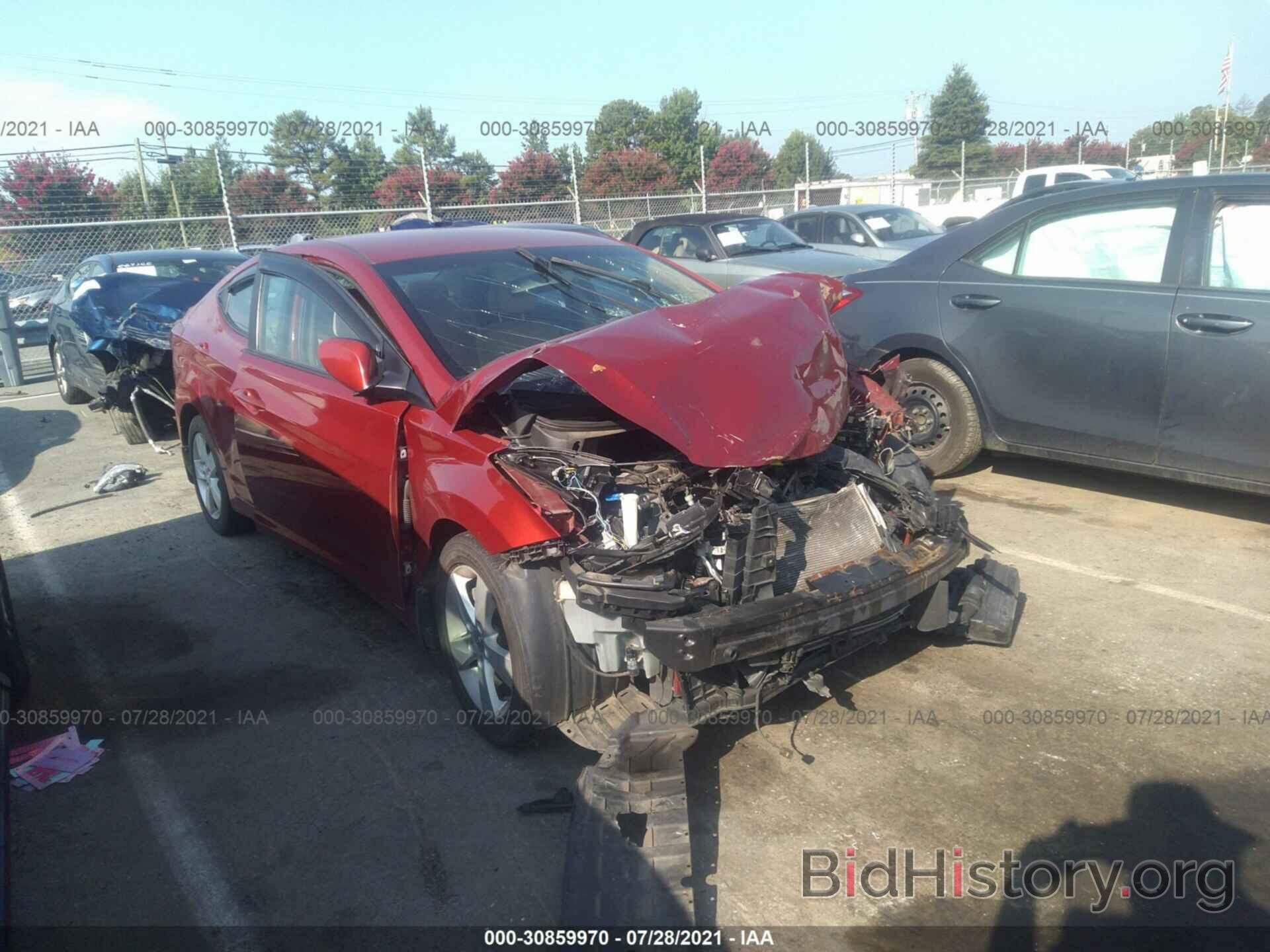 Photo KMHDH4AE2CU468719 - HYUNDAI ELANTRA 2012