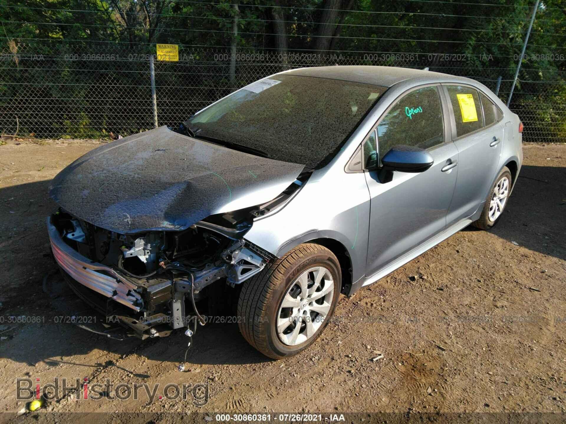 2021 TOYOTA COROLLA - VIN: 5YFEPMAE9MP227234 - Фото 2